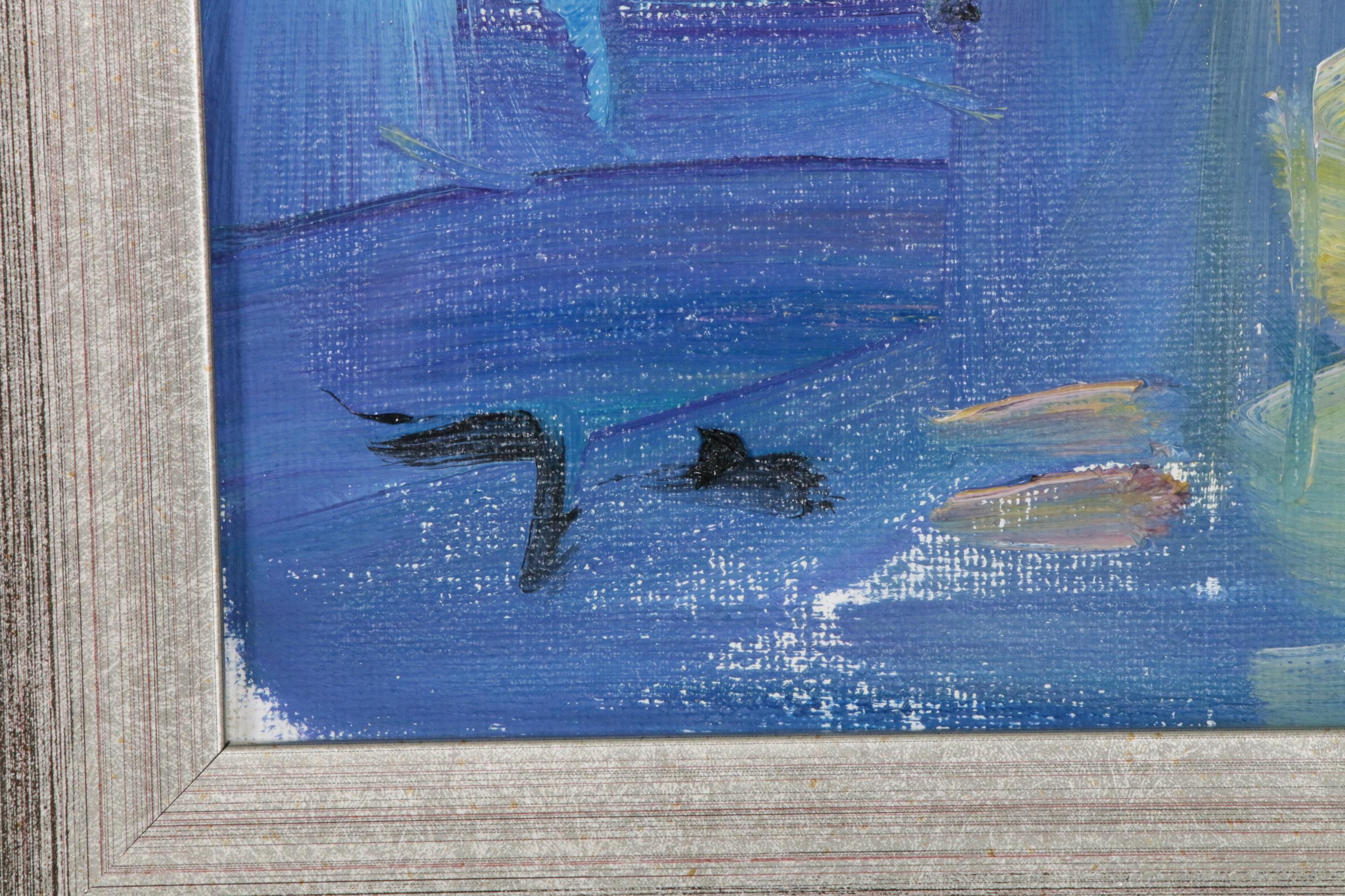 Jose Trujillo Oil Painting "Peaceful Sails"