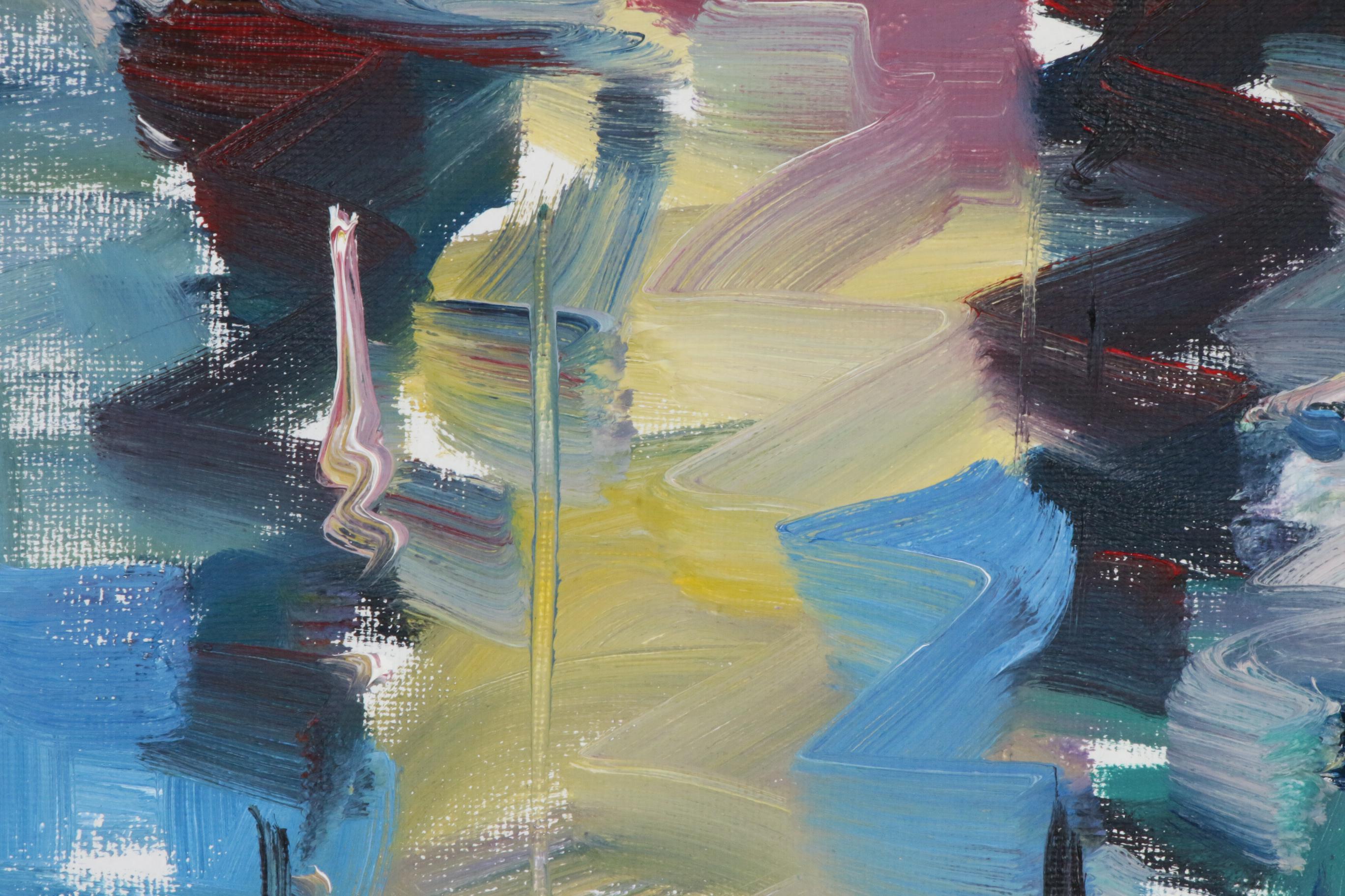 Jose Trujillo Oil Painting "Peaceful Sails"