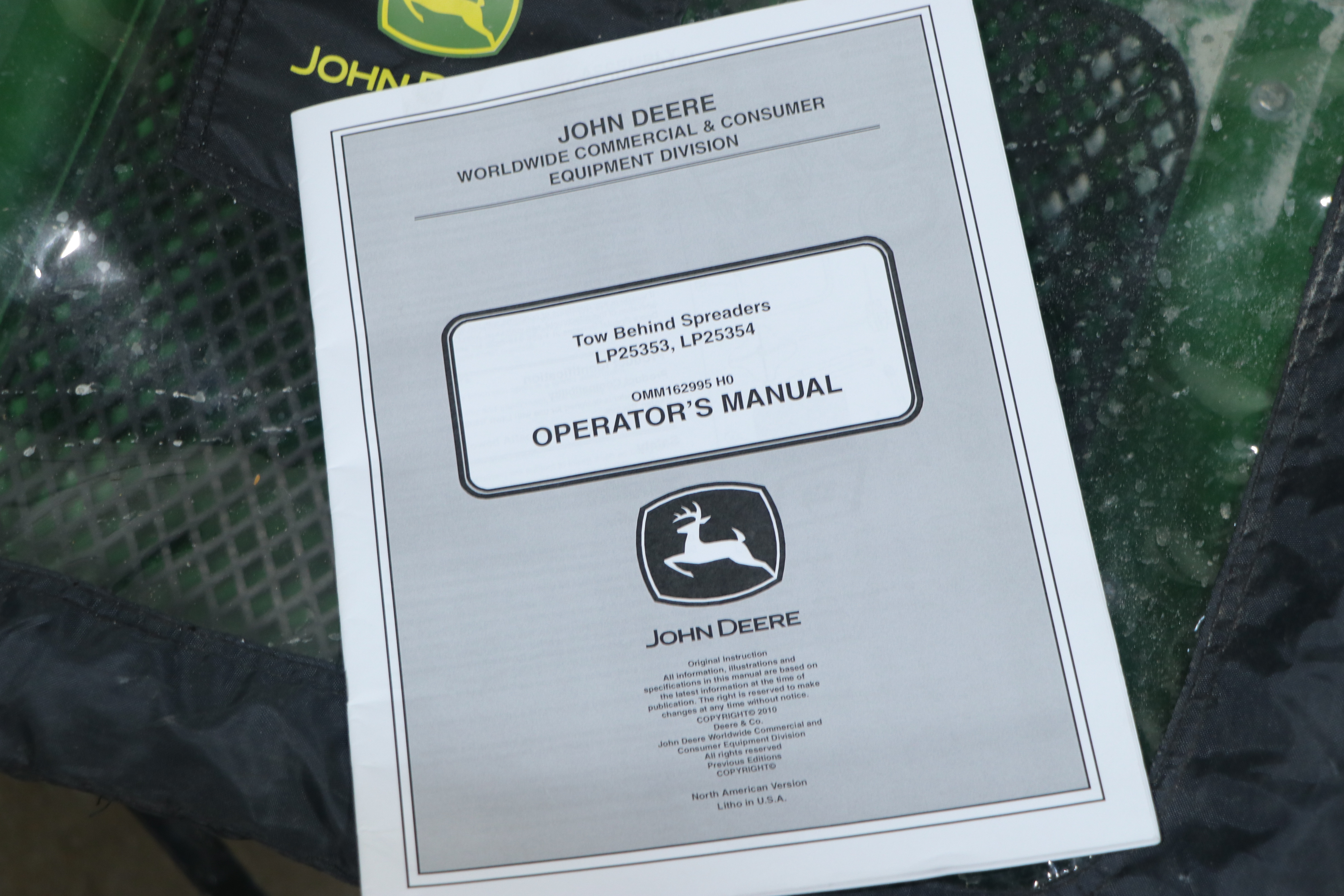 John Deere Tow-Behind Broadcast Spreader