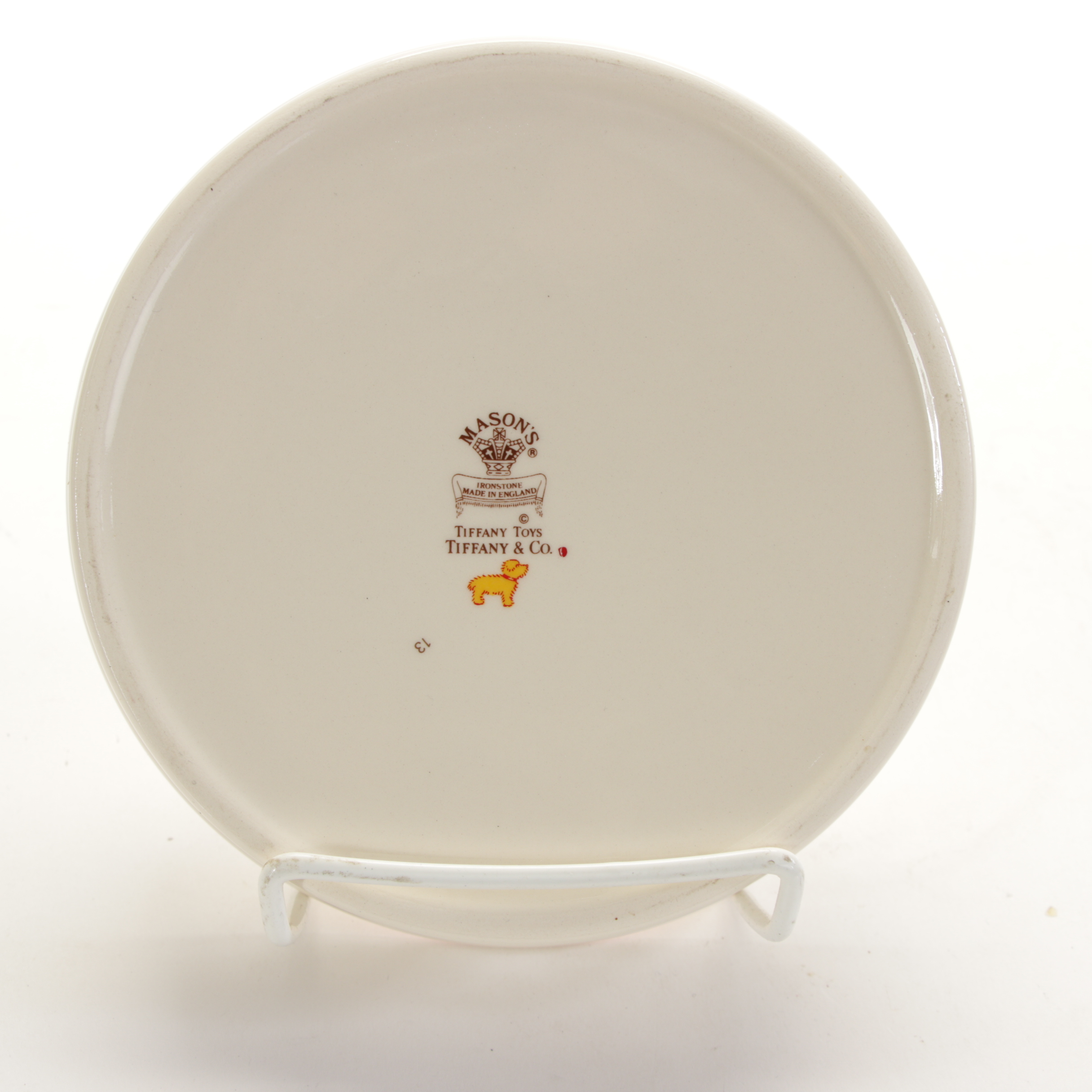 Mason's for Tiffany & Co. Ironstone "Tiffany Toys" Children's Tableware Set