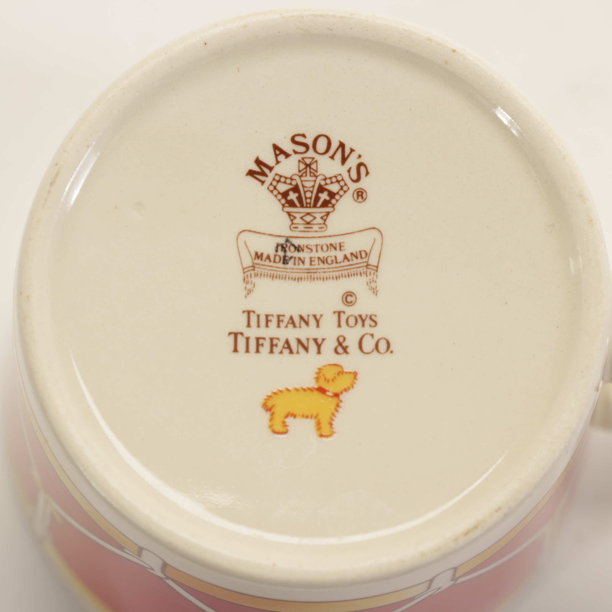 Mason's for Tiffany & Co. Ironstone "Tiffany Toys" Children's Tableware Set