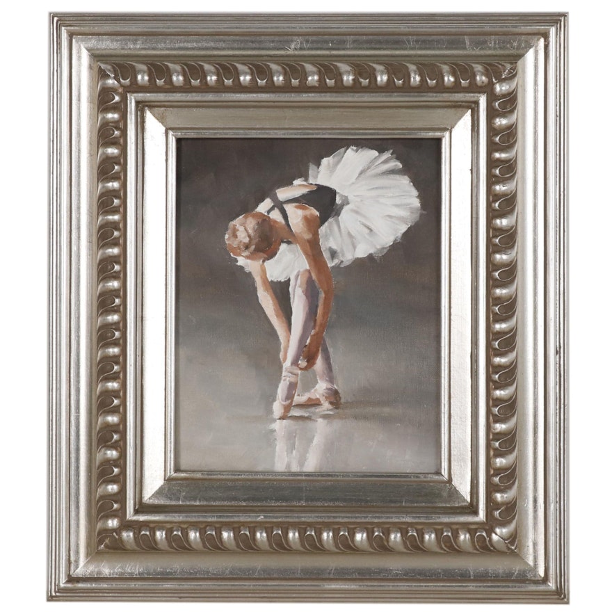 James Coates Oil Painting of a Ballerina