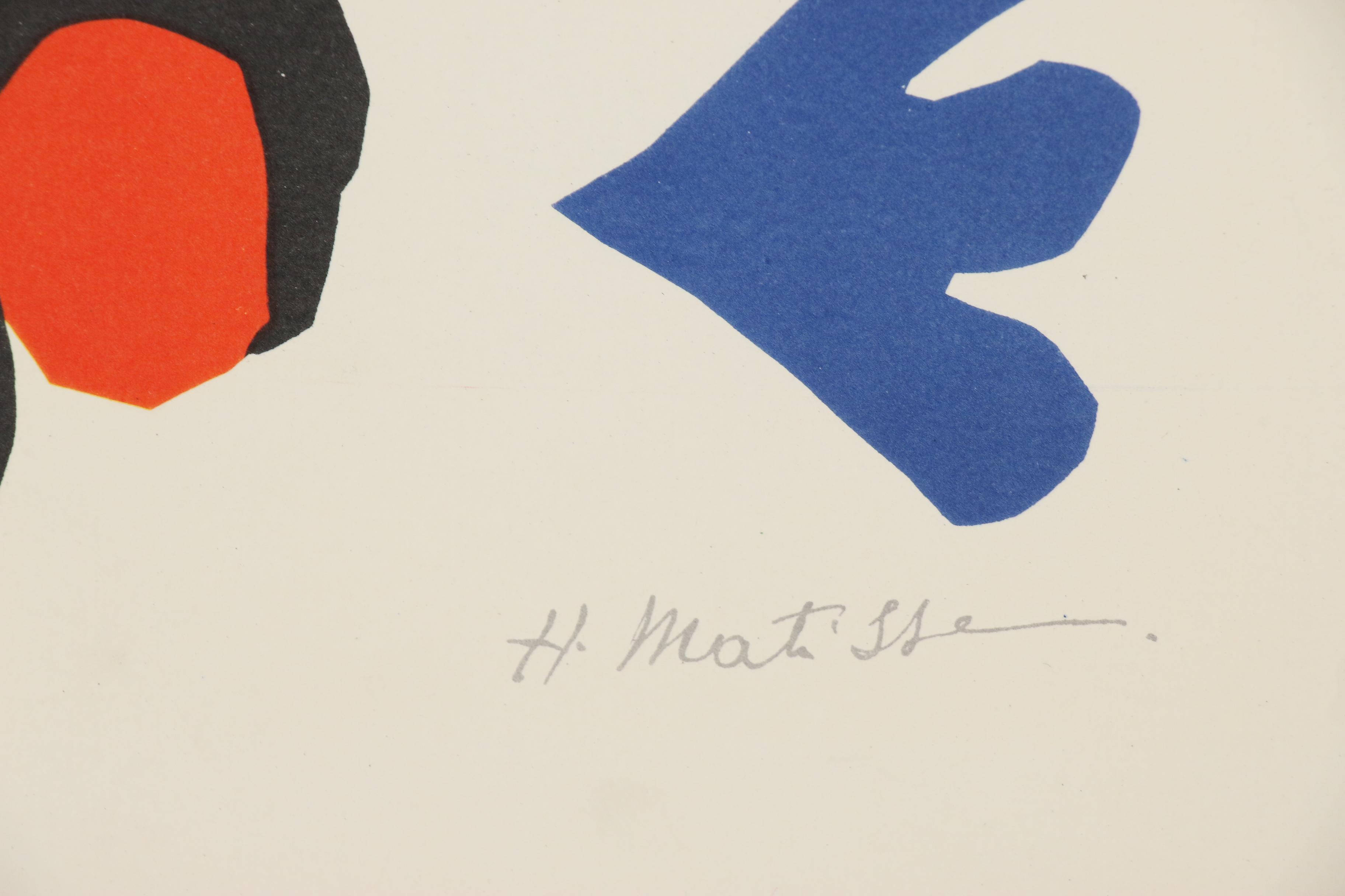 Henri Matisse Tate Gallery "The Sculpture of Matisse" Exhibition Poster, 1953