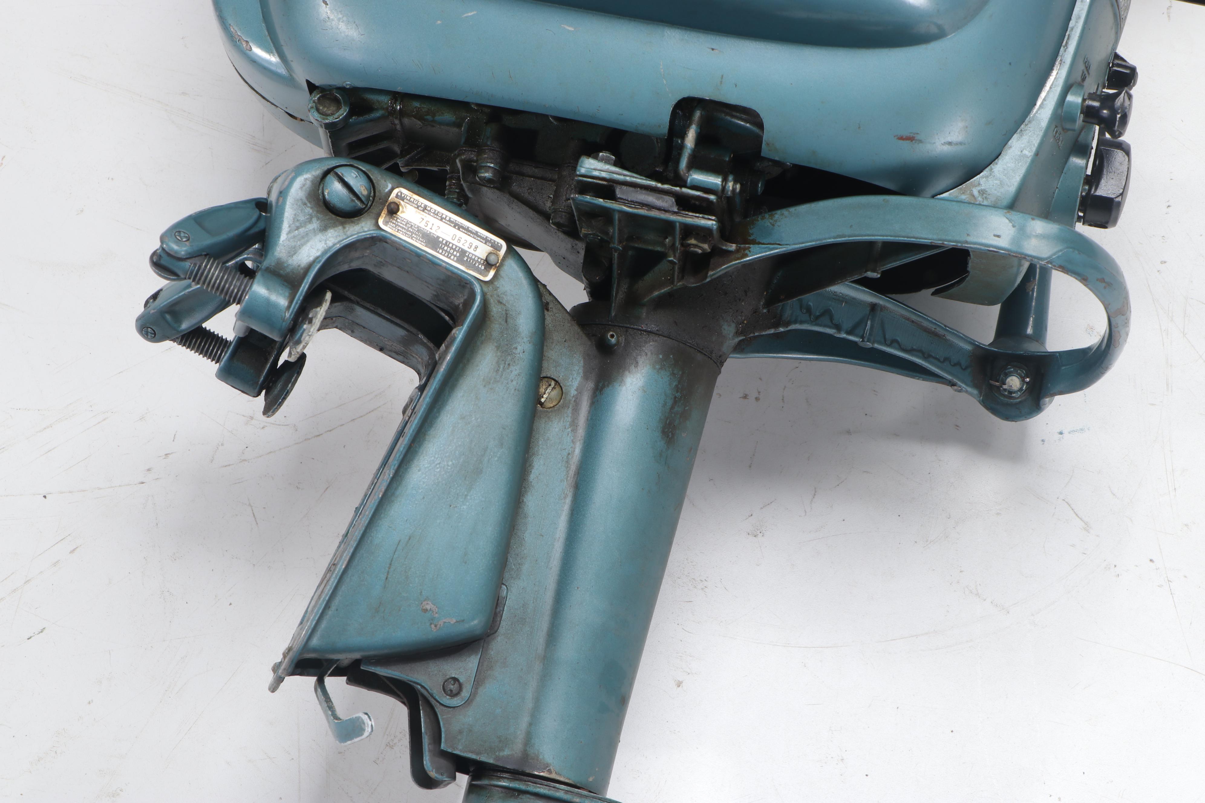 Evinrude Fleetwin 7.5 Horsepower Outboard Motor, 1953