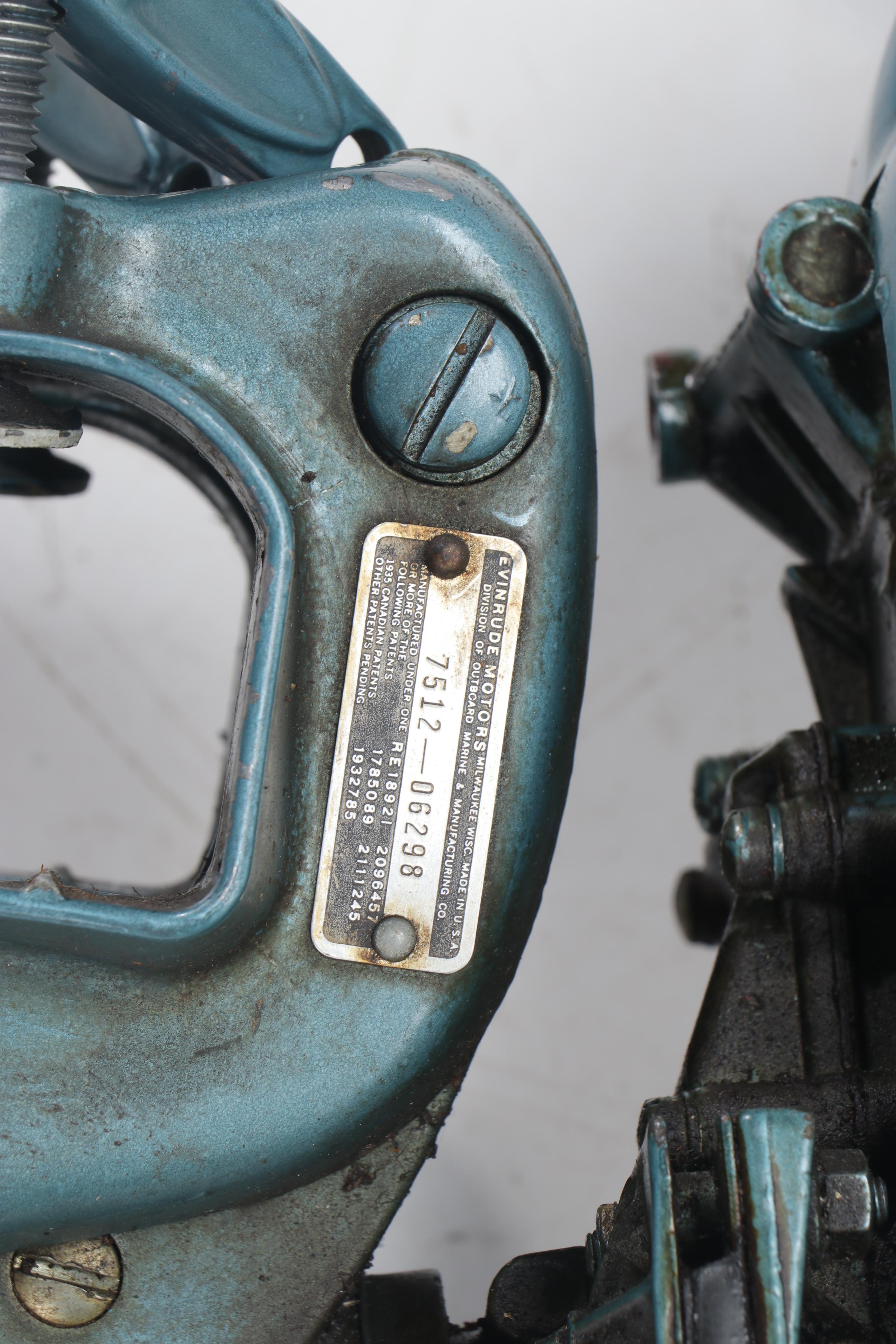 Evinrude Fleetwin 7.5 Horsepower Outboard Motor, 1953