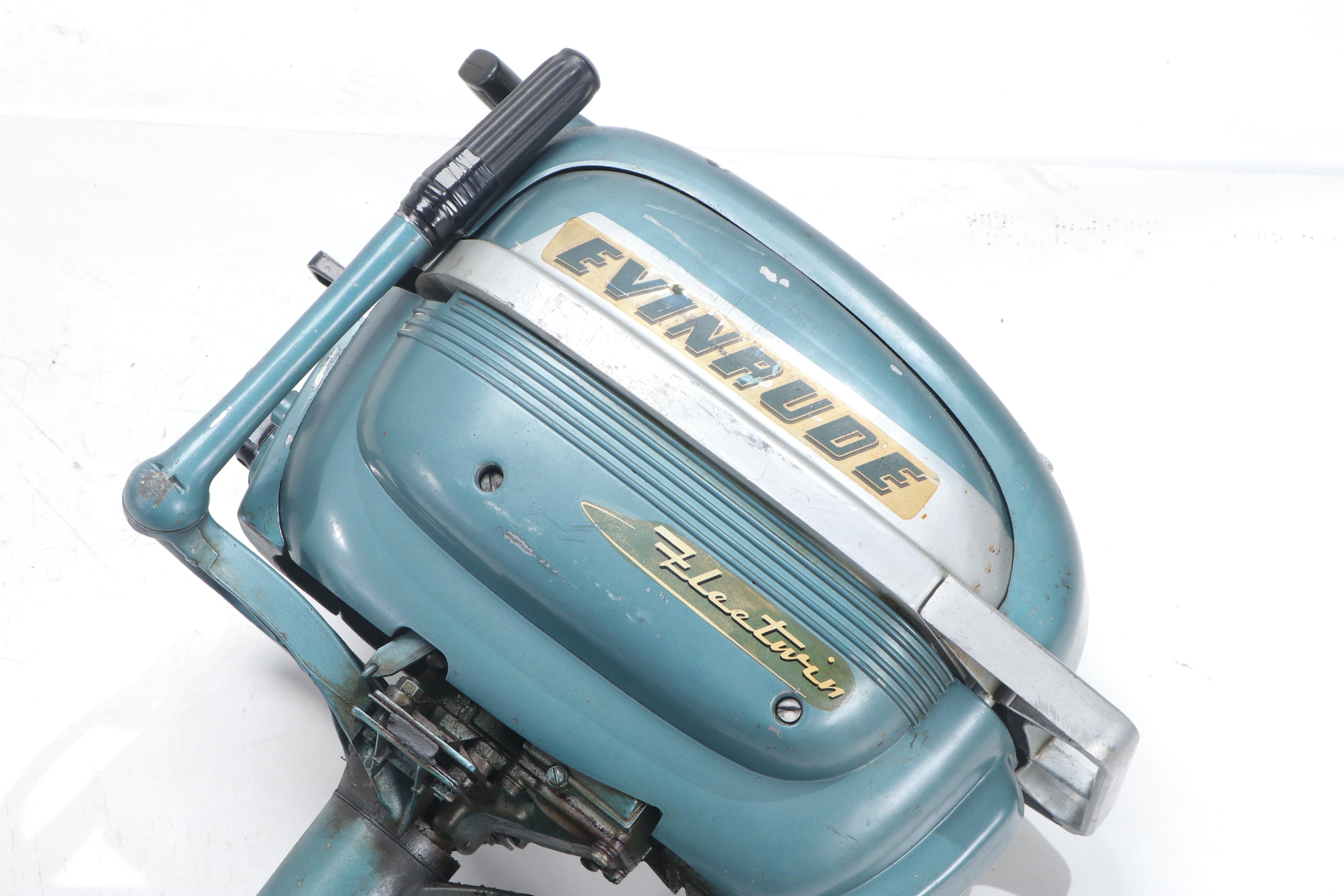 Evinrude Fleetwin 7.5 Horsepower Outboard Motor, 1953
