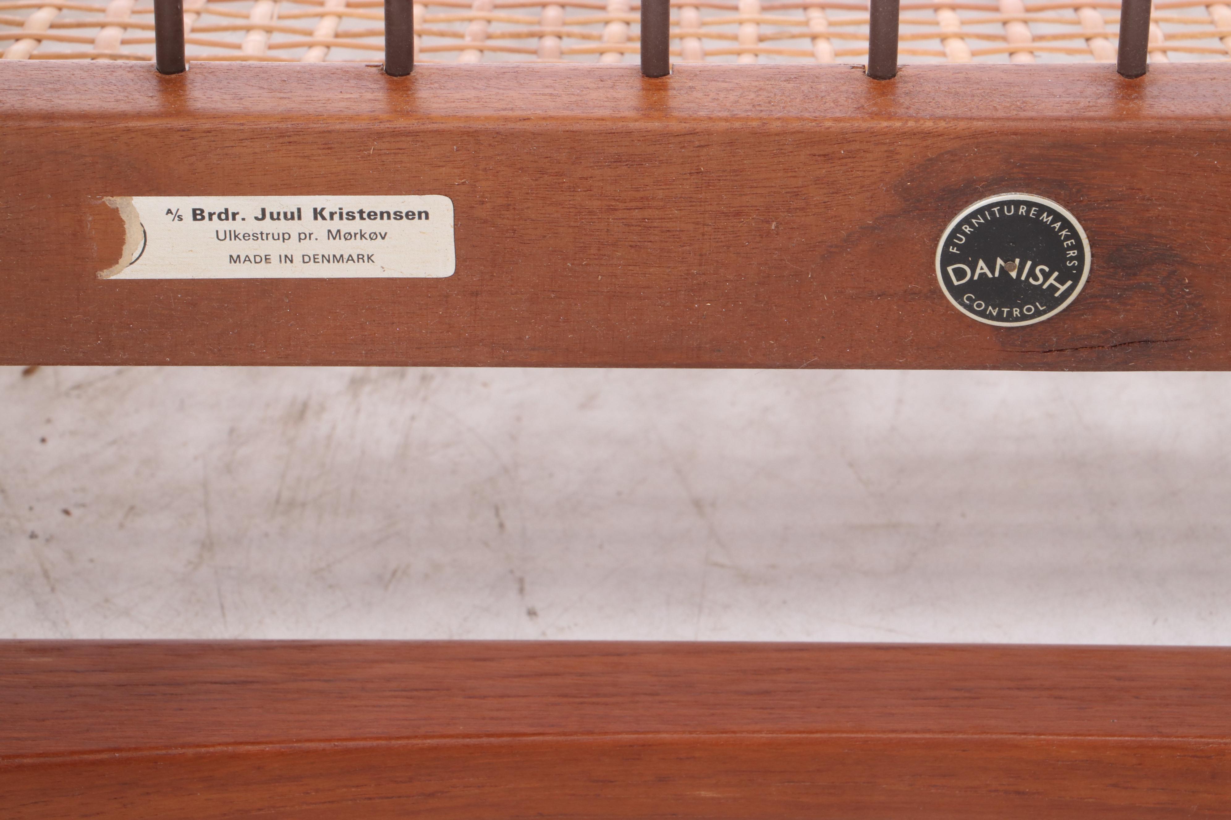 Juul Kristensen Danish Modern Teak Lounge Chair