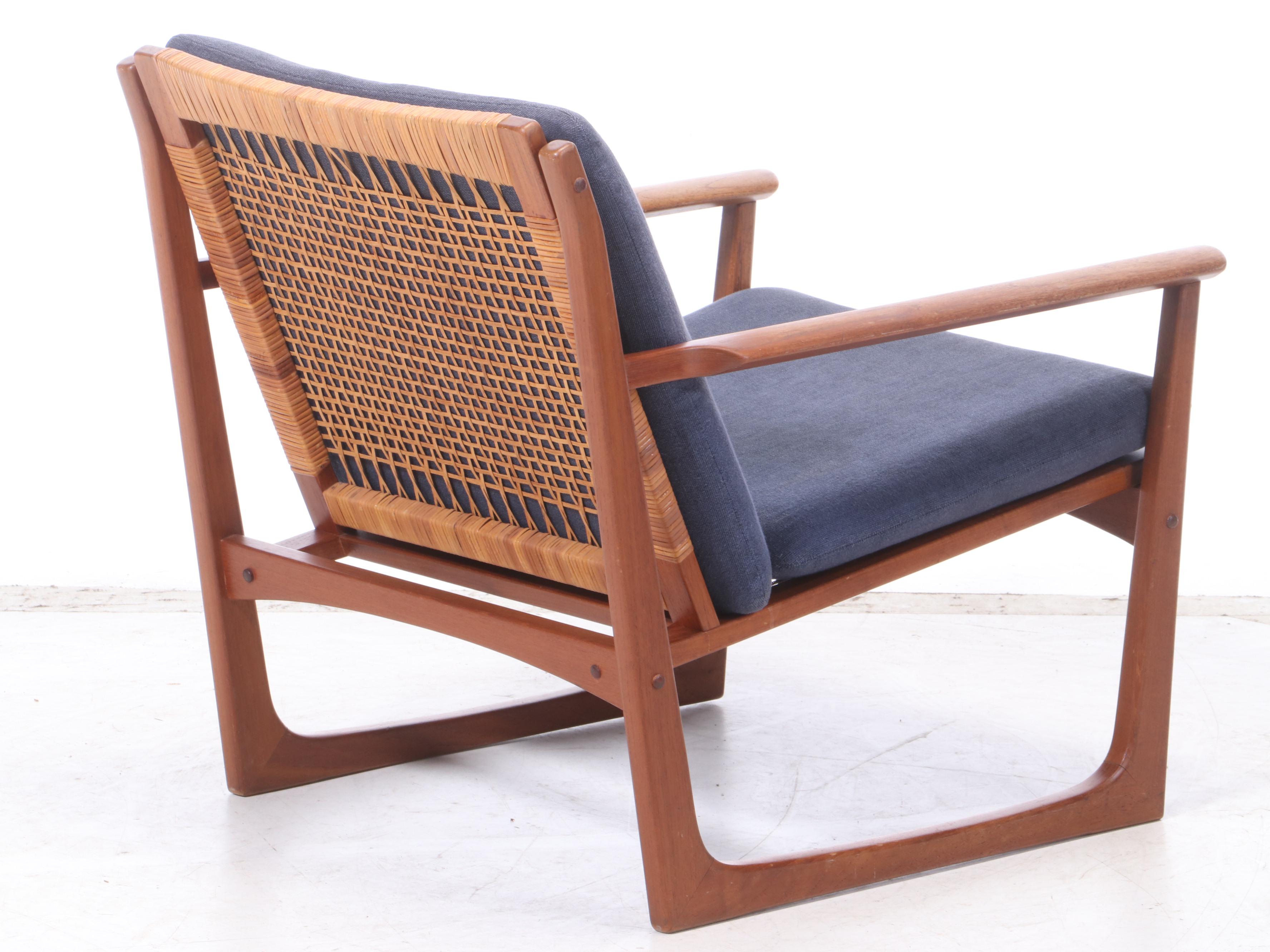 Juul Kristensen Danish Modern Teak Lounge Chair