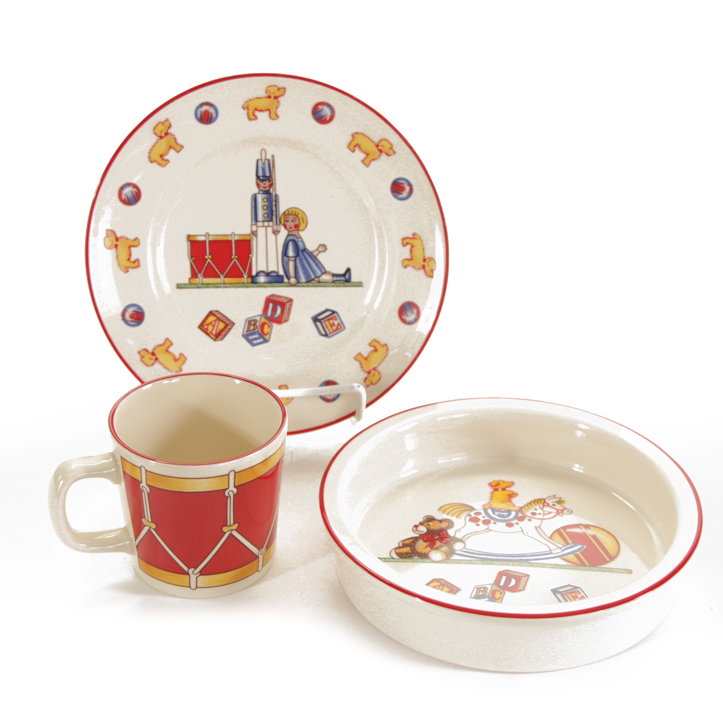 Mason's for Tiffany & Co. Ironstone "Tiffany Toys" Children's Tableware Set