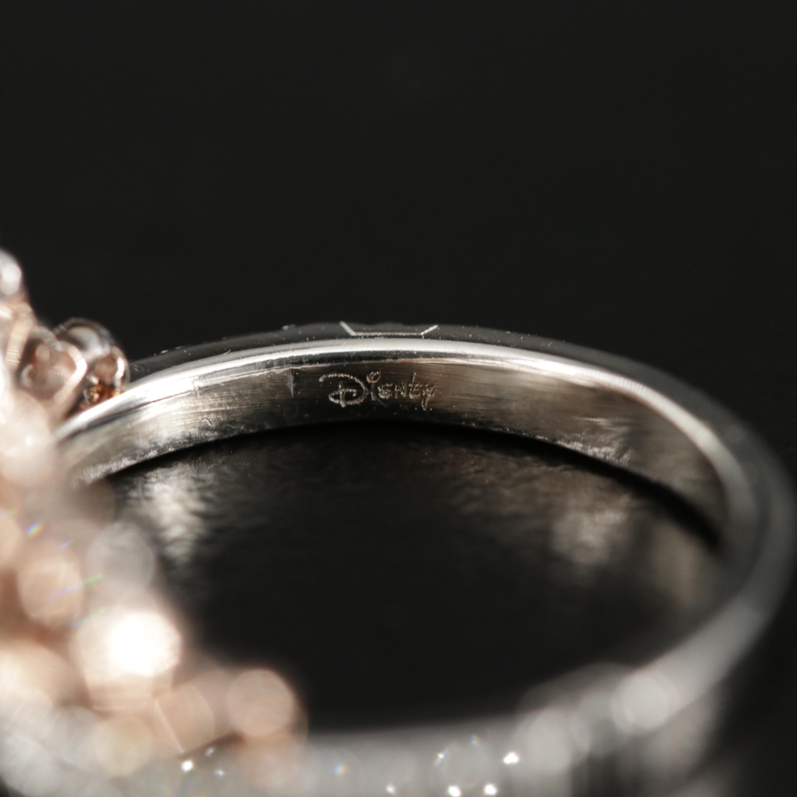 Enchanted Disney 14K Gold 1.24 CTW Diamond Tiara Bridal Ring Set