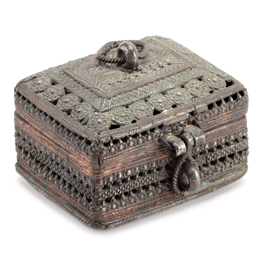 Chinese Metal Cricket Box