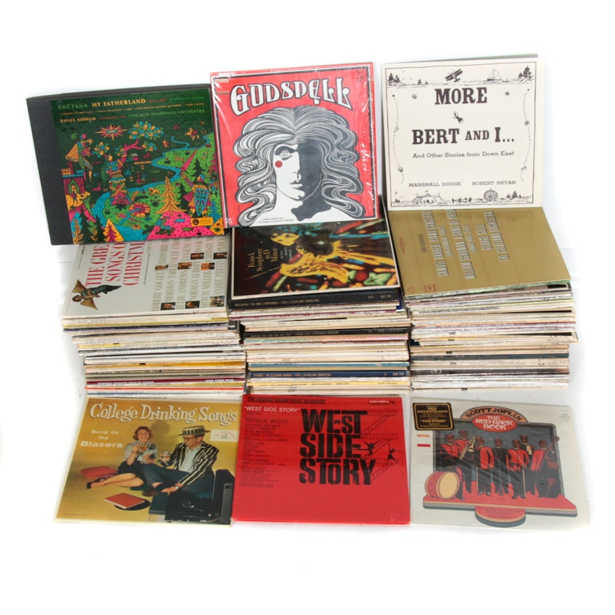 Jazz, Classical, Blues, and Musical Vinyl Records