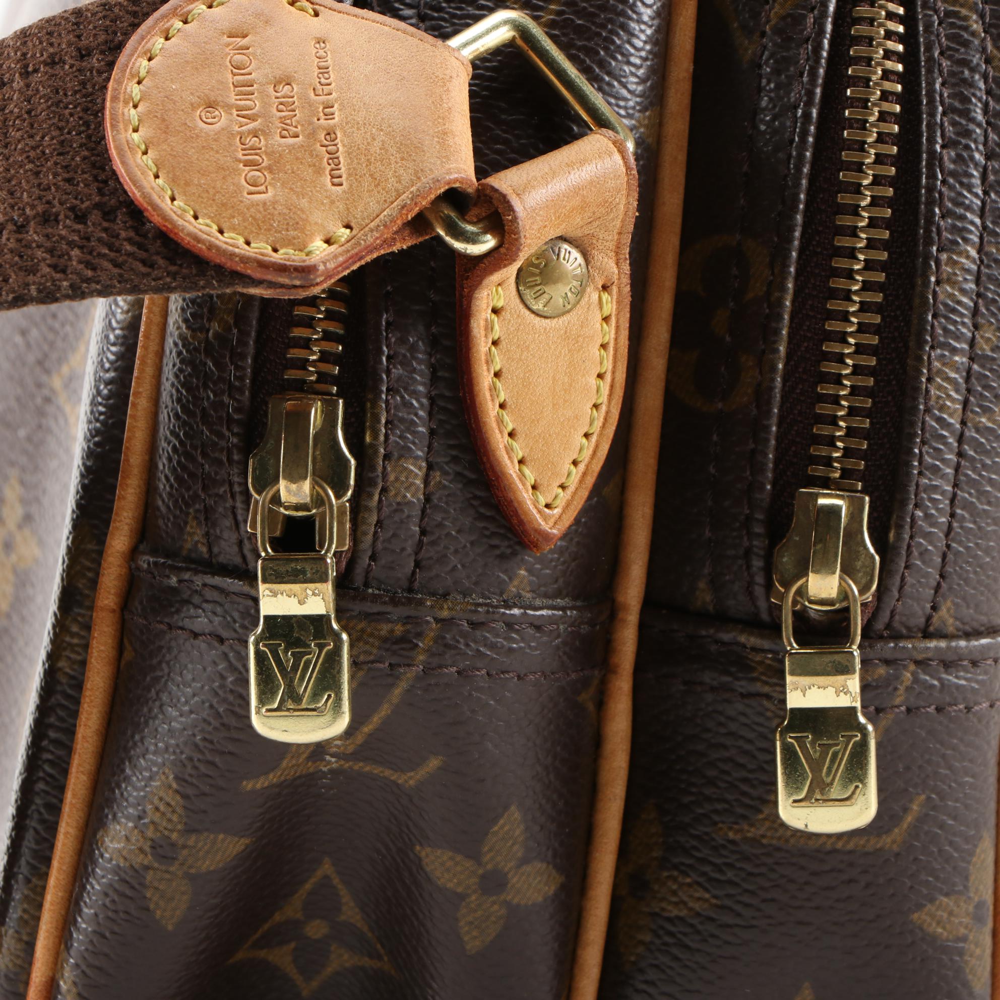 Louis Vuitton Reporter PM Bag in Monogram Canvas and Vachetta Leather