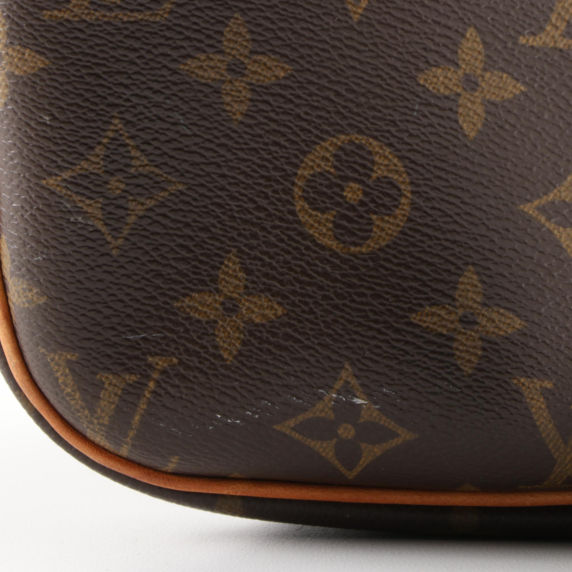 Louis Vuitton Reporter PM Bag in Monogram Canvas and Vachetta Leather