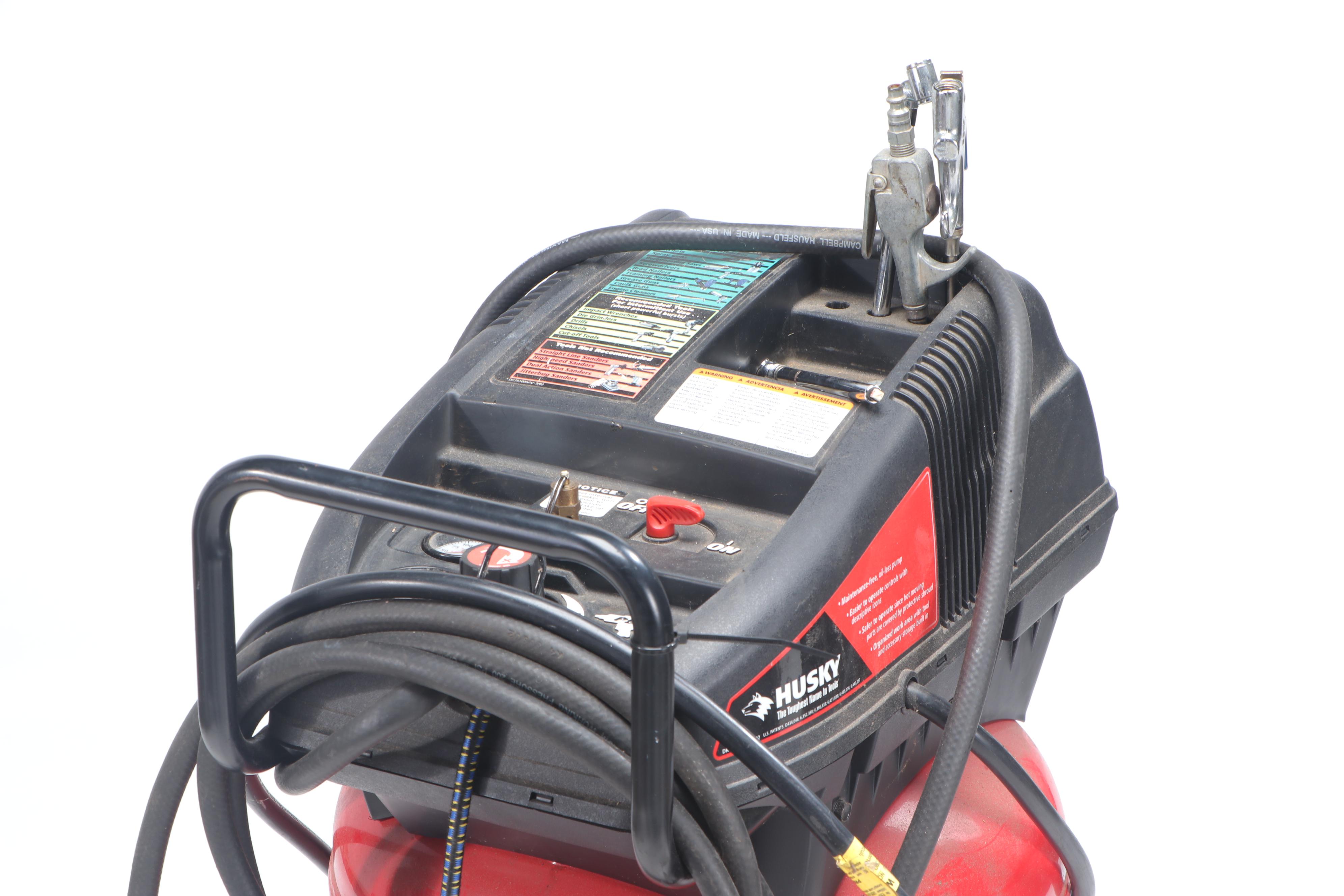 Husky Model WL660501AJ Portable Air Compressor