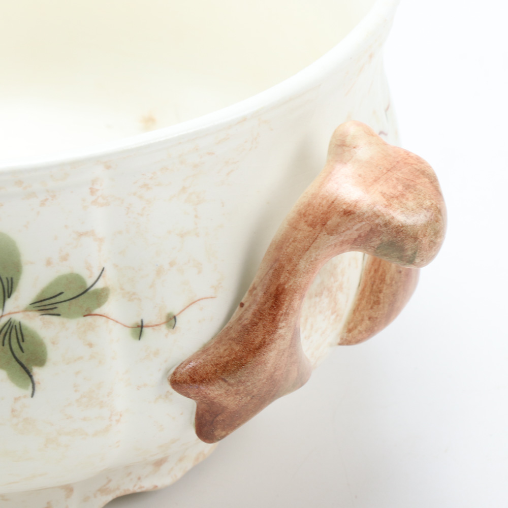 Longchamp "Nemour" French Hand-Painted Ceramic Dinnerware