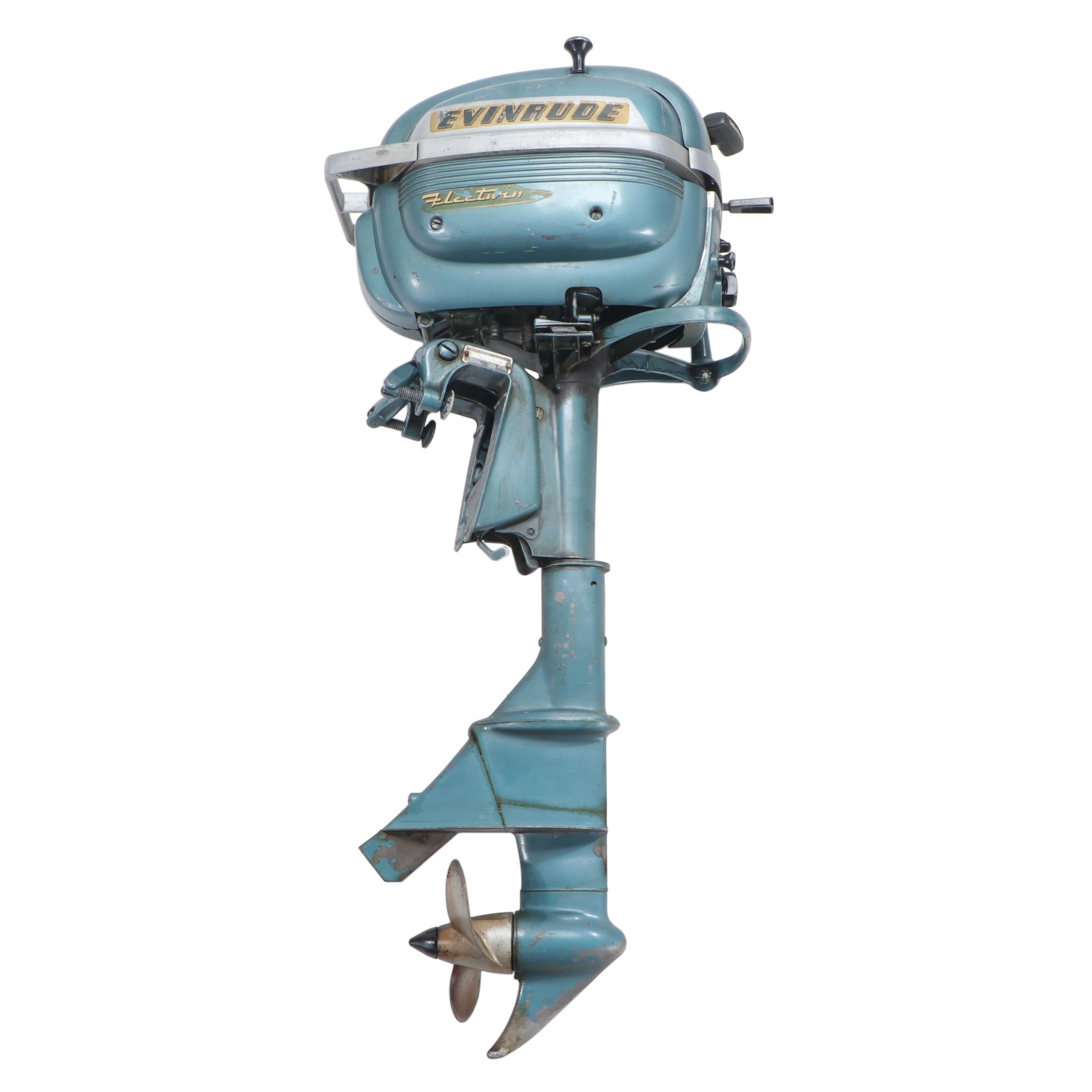 Evinrude Fleetwin 7.5 Horsepower Outboard Motor, 1953