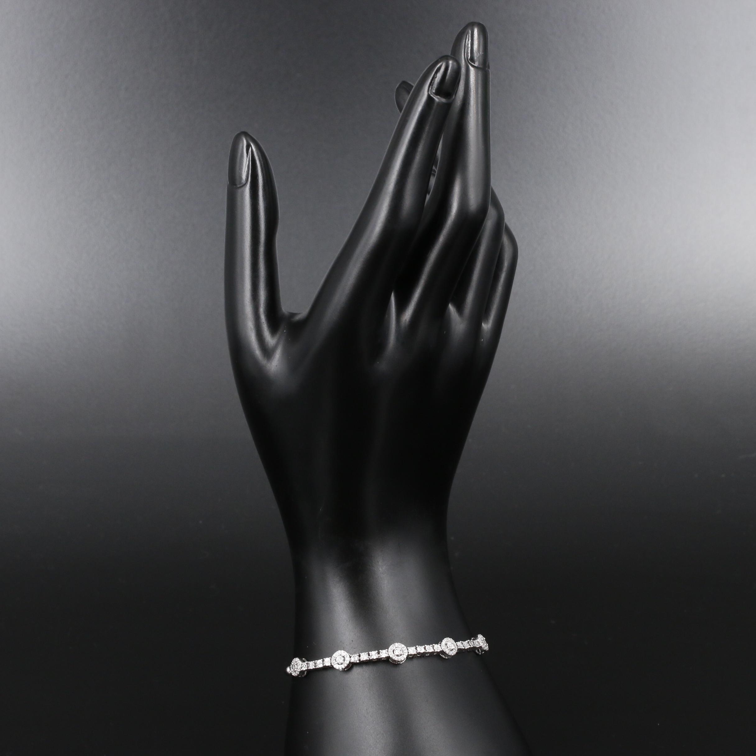 Sterling Silver Diamond Bolo Bracelet