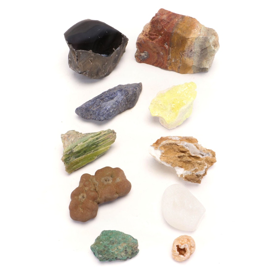 Collection of Mineral Specimens