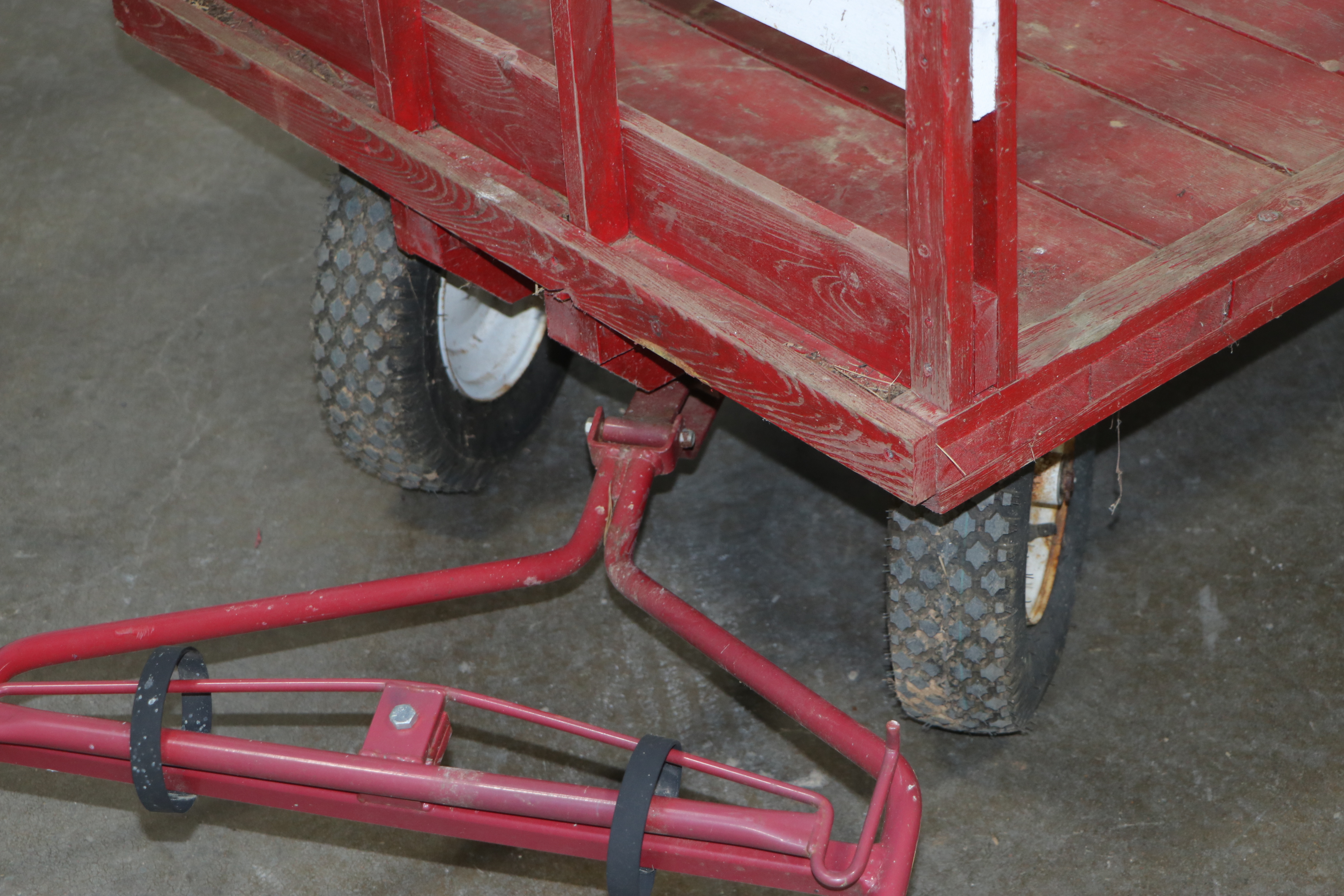 Wooden Garden Cart with Pony Hitch