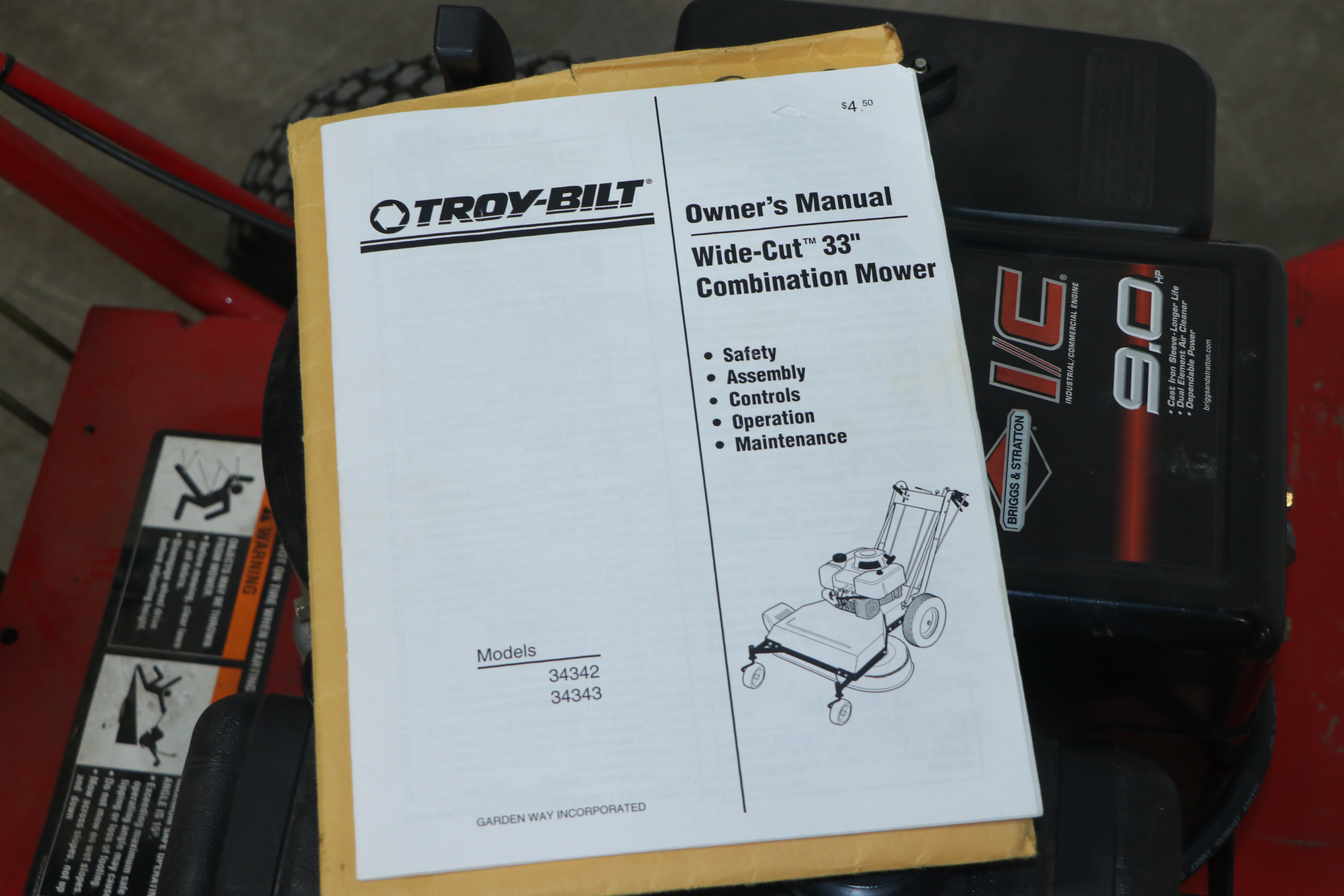 Troy-Bilt Wide Cut Lawn Mower