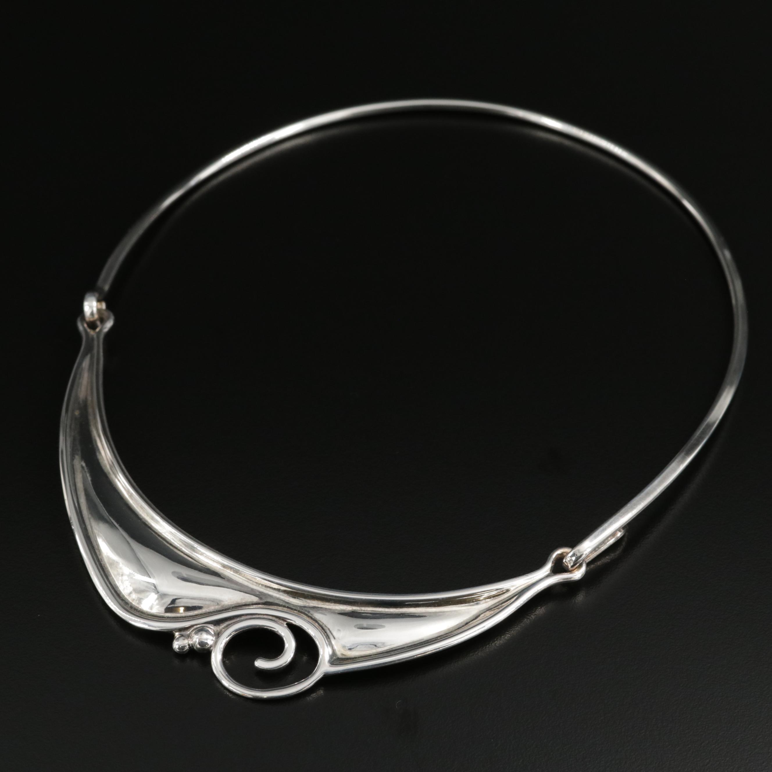 Janina Sterling Silver Collar