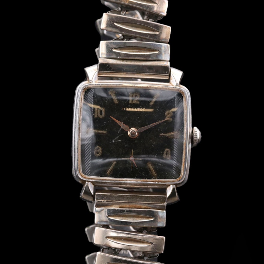 Vintage Hamilton "Sloane" Stem Wind Wristwatch, 1959