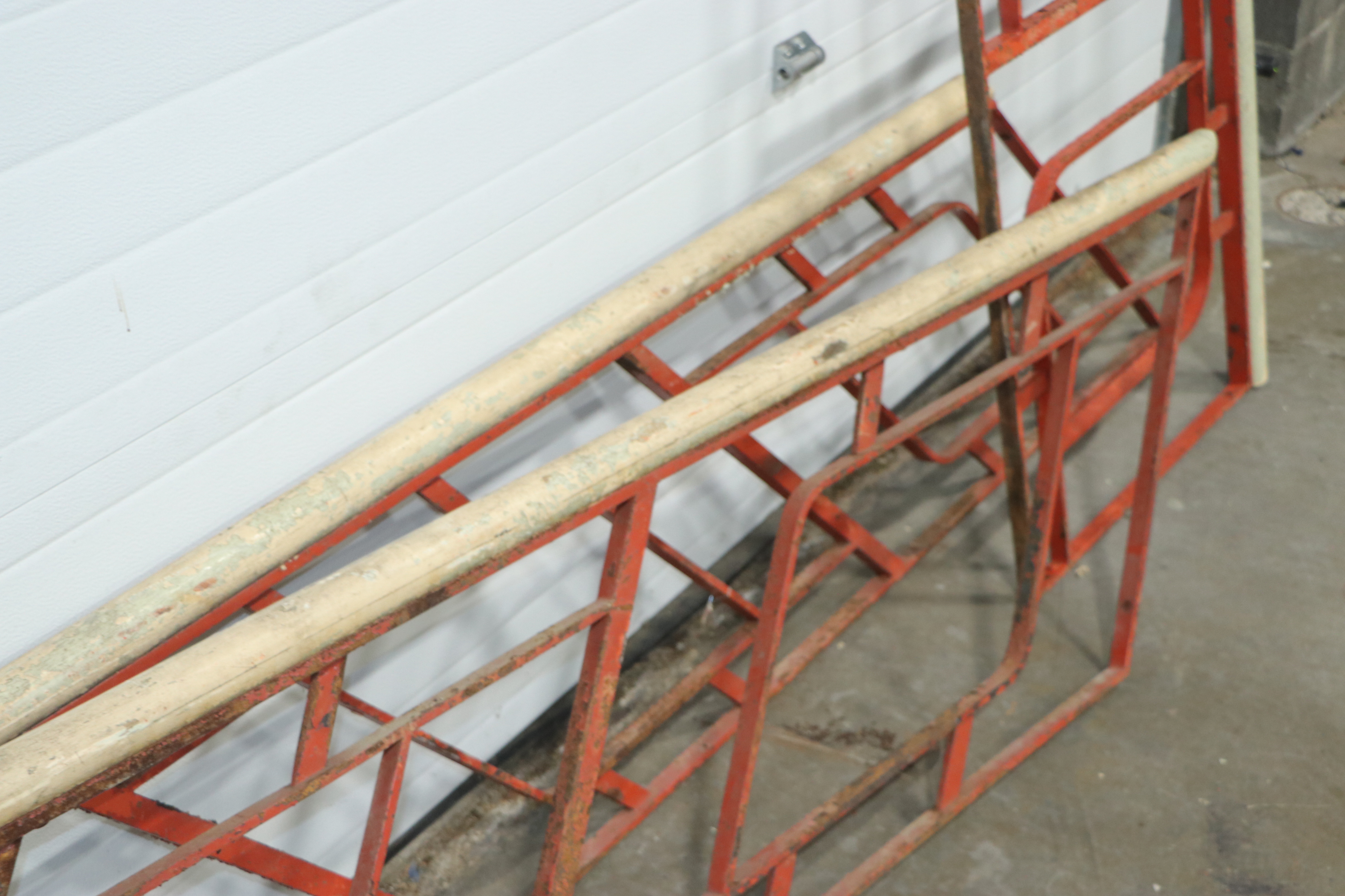 Art Deco Welded Metal Stair Railing EBTH