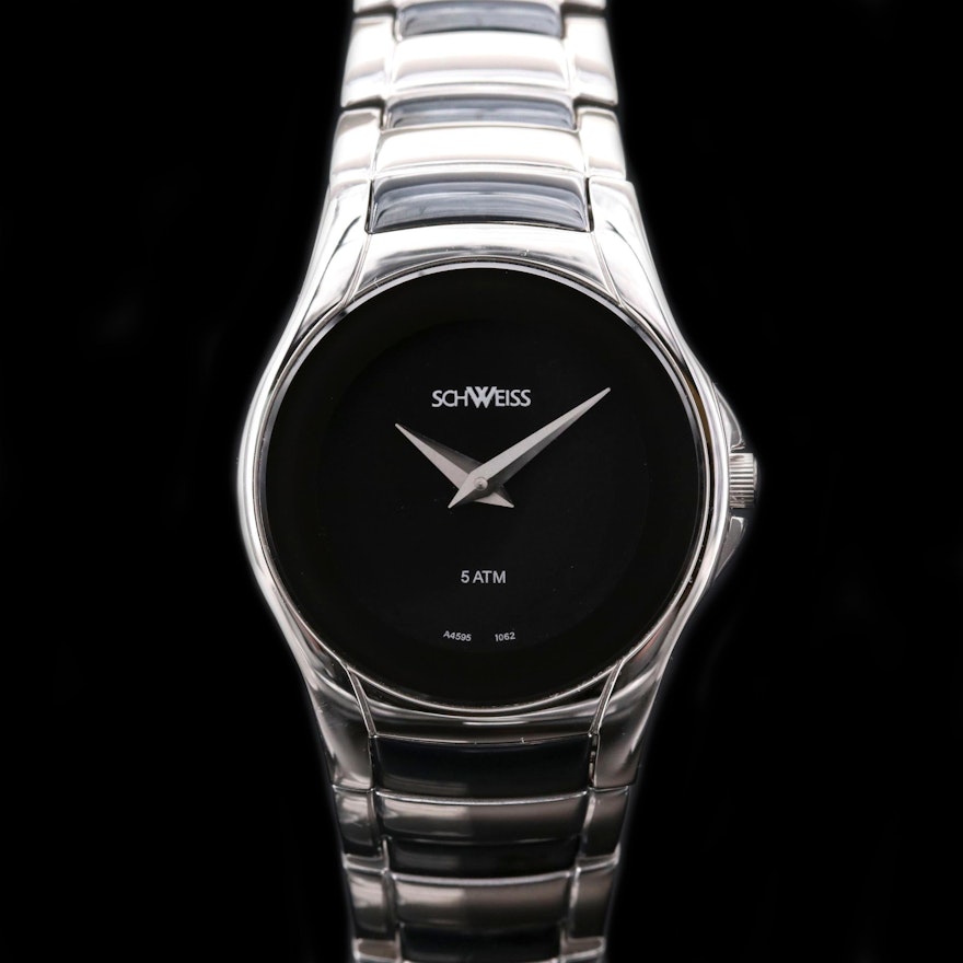 Schweiss Stainless Steel and Black PVD Wristwatch