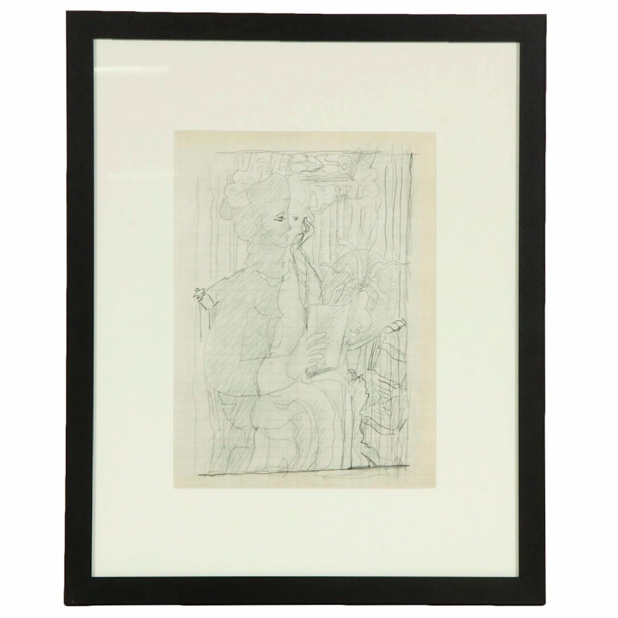 Georges Braque Lithograph for Verve No. VIII, 1955