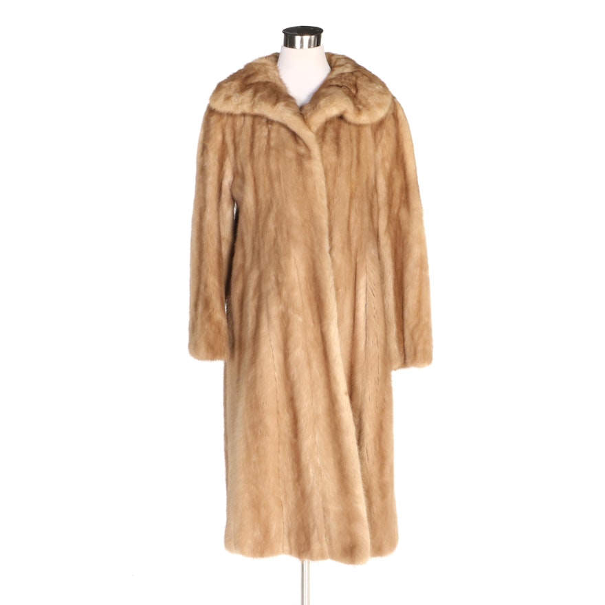 Mink Fur Coat from Kramer's in New Haven, Vintage