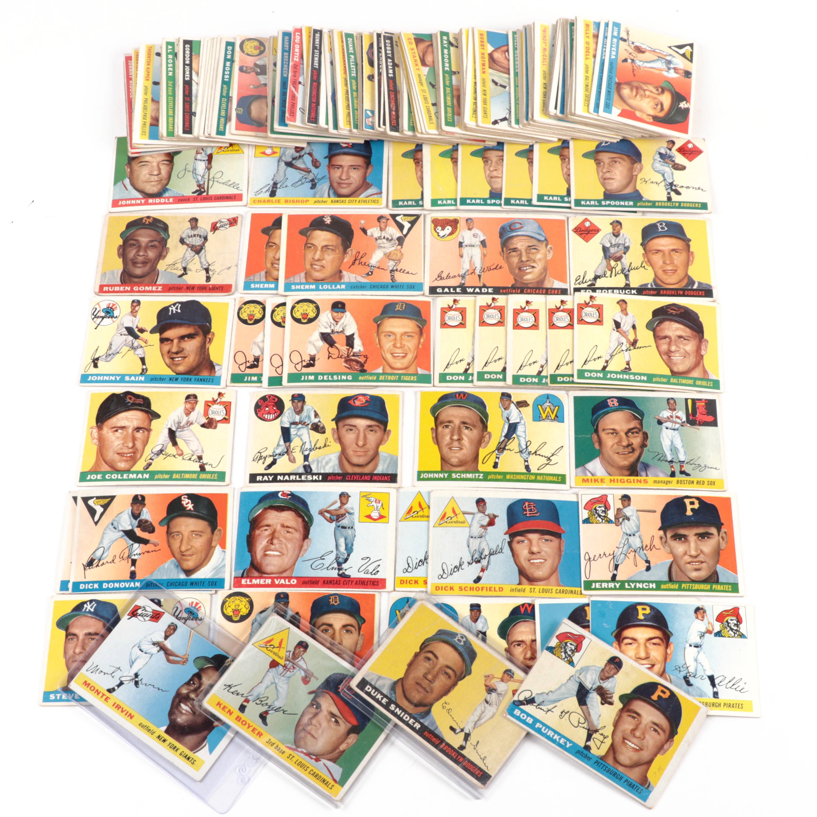 1955 Topps Baseball Cards