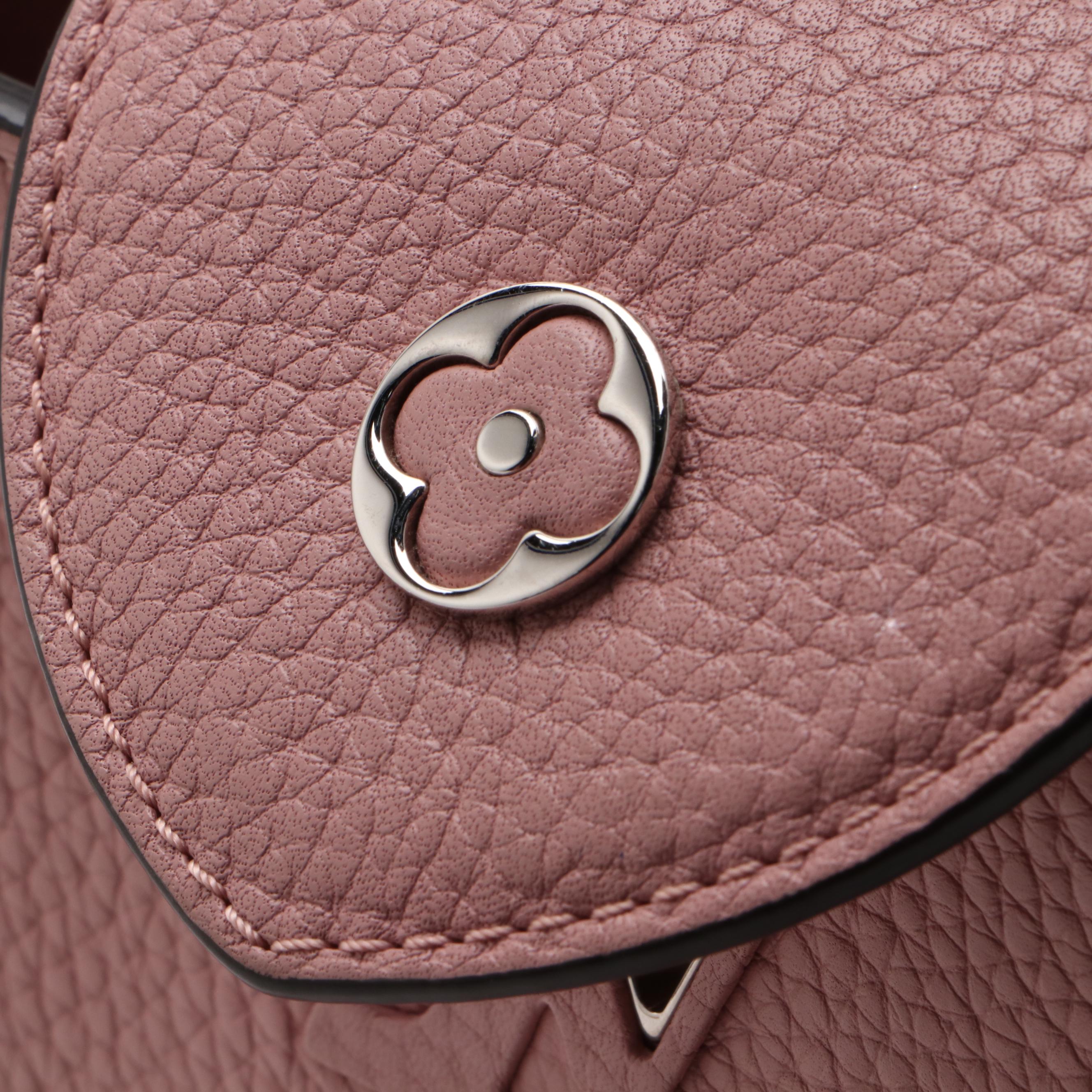 Louis Vuitton Pink Taurillon Leather and Ayers Snakeskin Capucines PM Handbag