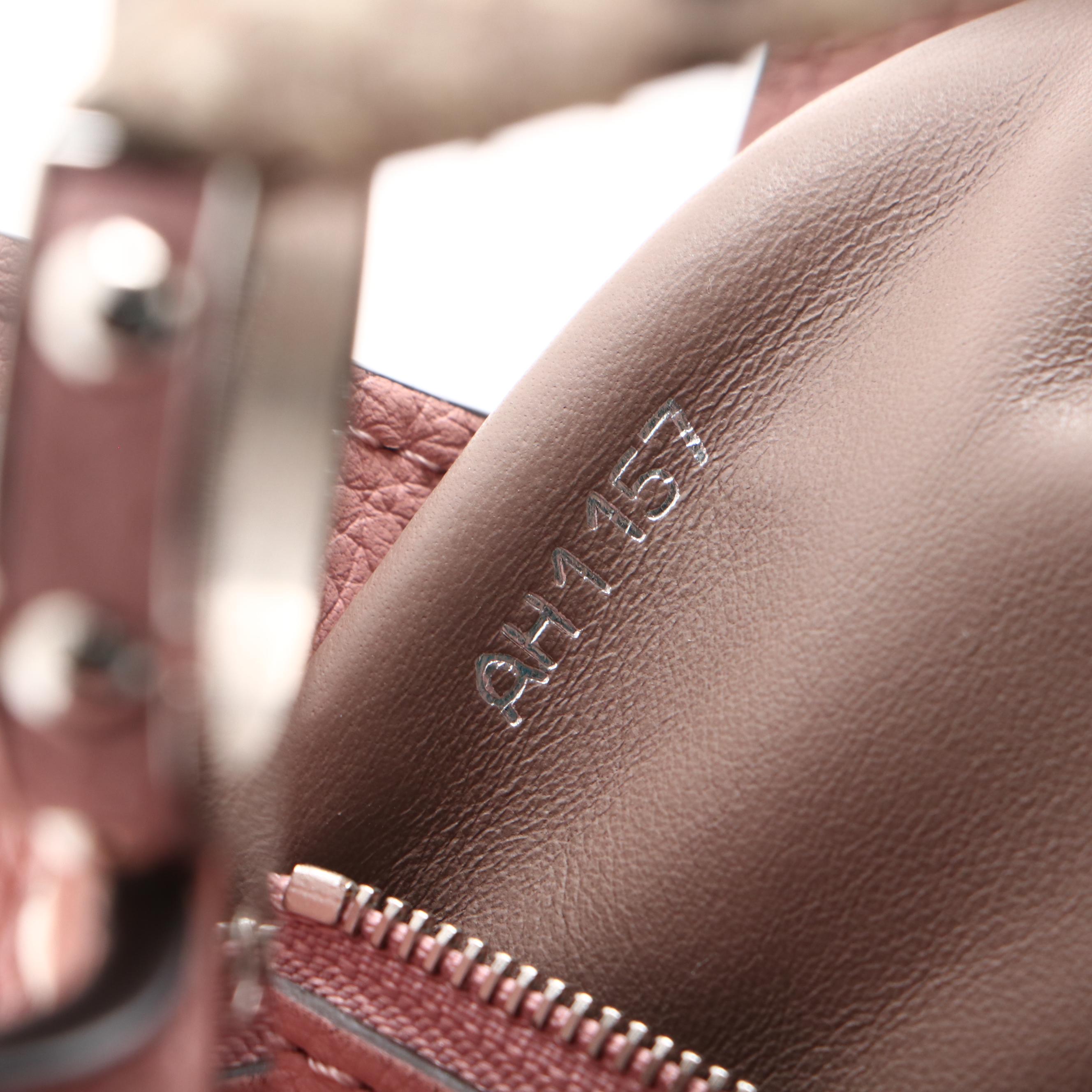 Louis Vuitton Pink Taurillon Leather and Ayers Snakeskin Capucines PM Handbag