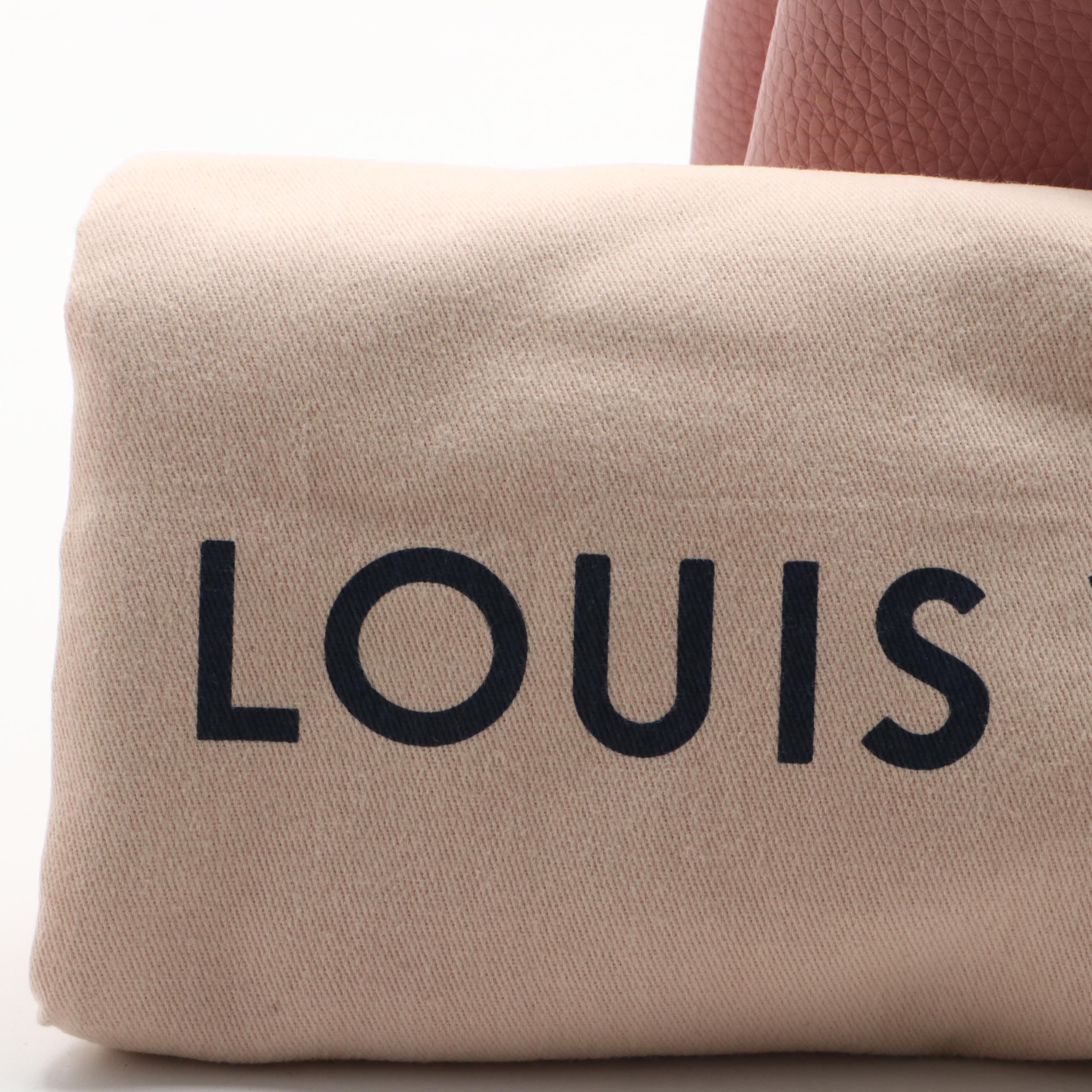 Louis Vuitton Pink Taurillon Leather and Ayers Snakeskin Capucines PM Handbag