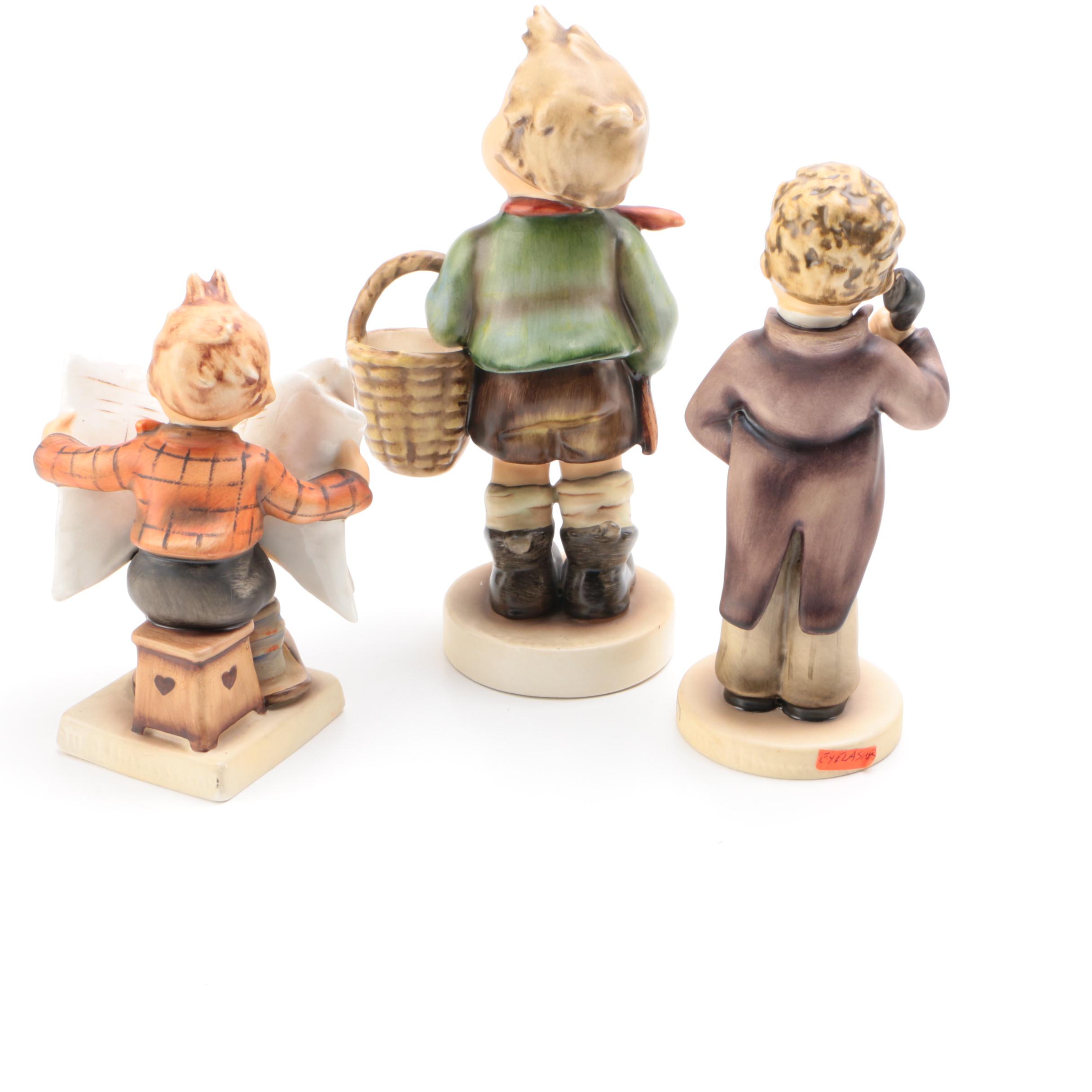 Goebel Hummel Figurines Including "Village Boy" and Others