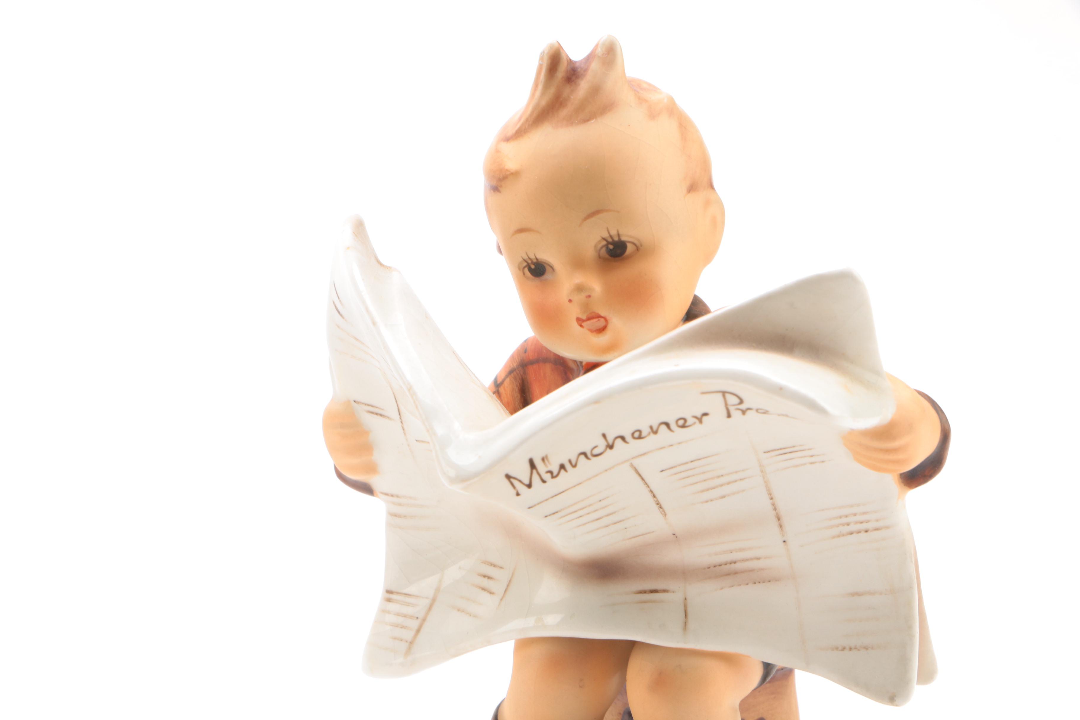 Goebel Hummel Figurines Including "Village Boy" and Others