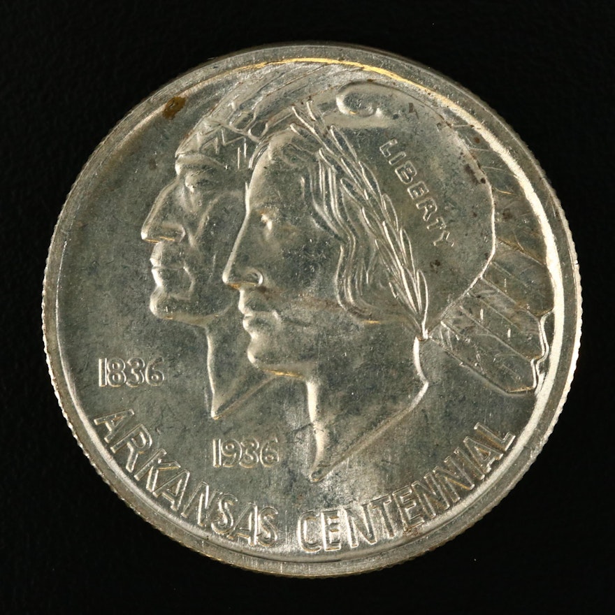 1936 Arkansas Commemorative Silver Half Dollar