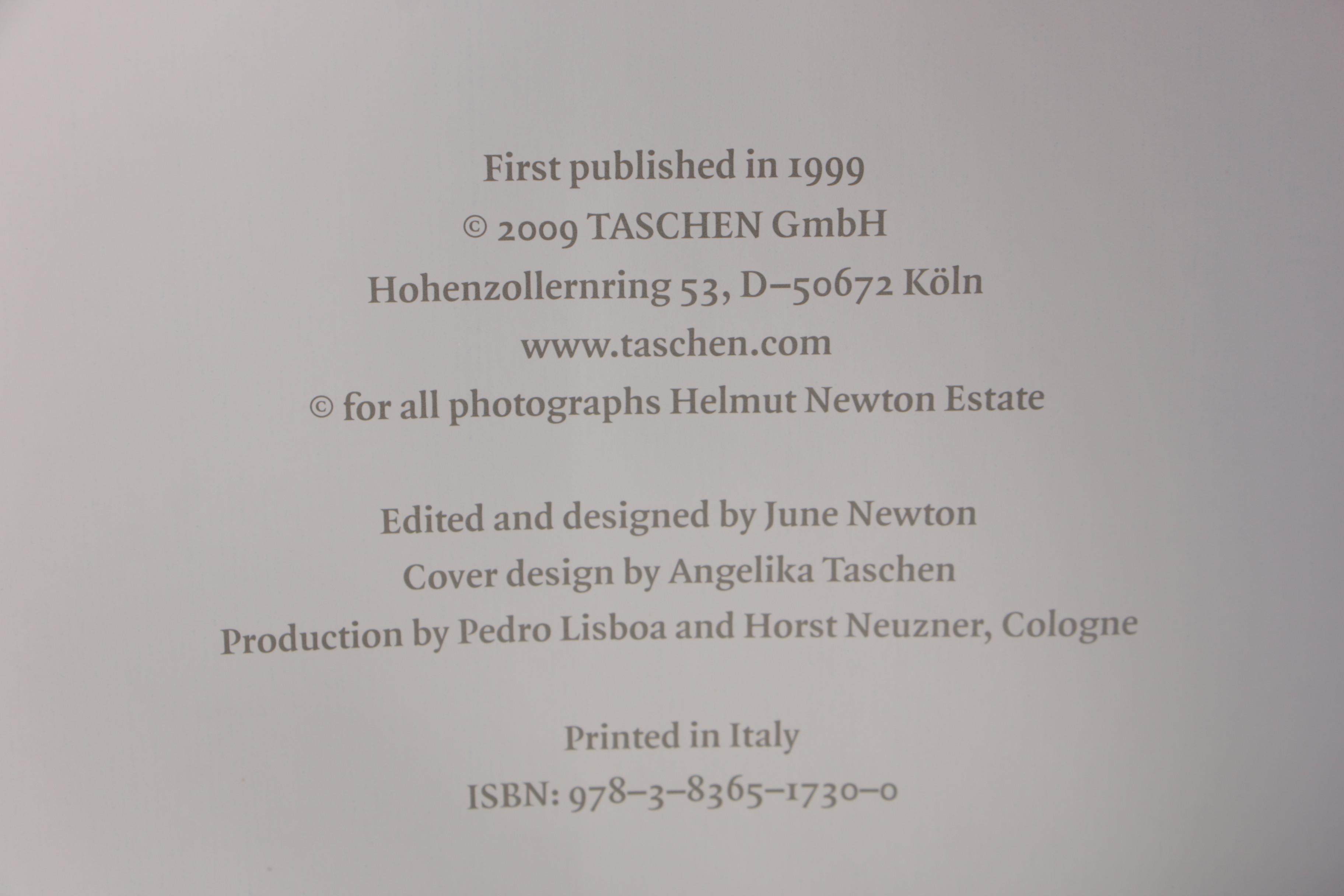 "Helmut Newton" Edited by June Newton with Supplement and Bookstand