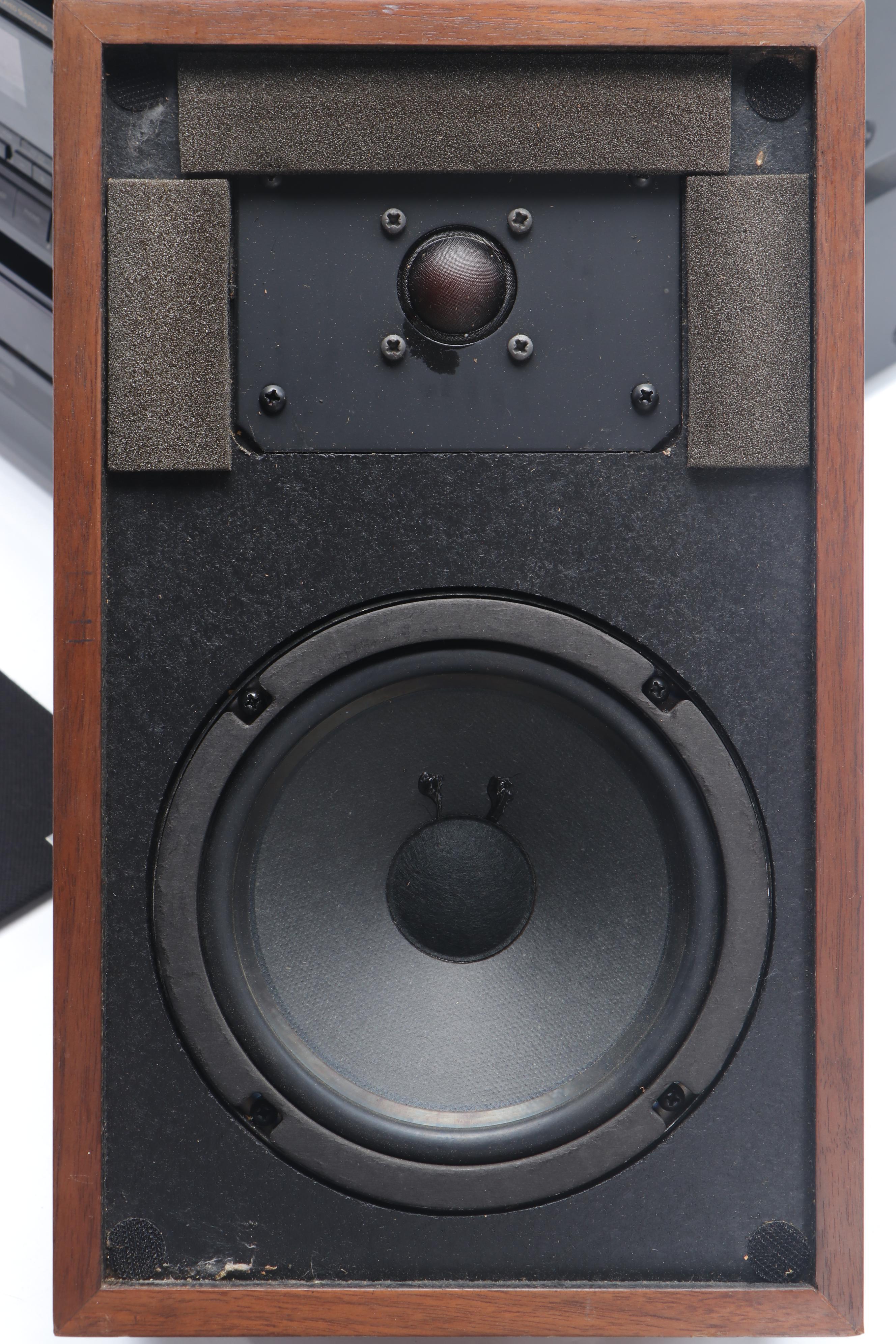 Sony Receiver, Cassette Deck and Disc Player with Speakers