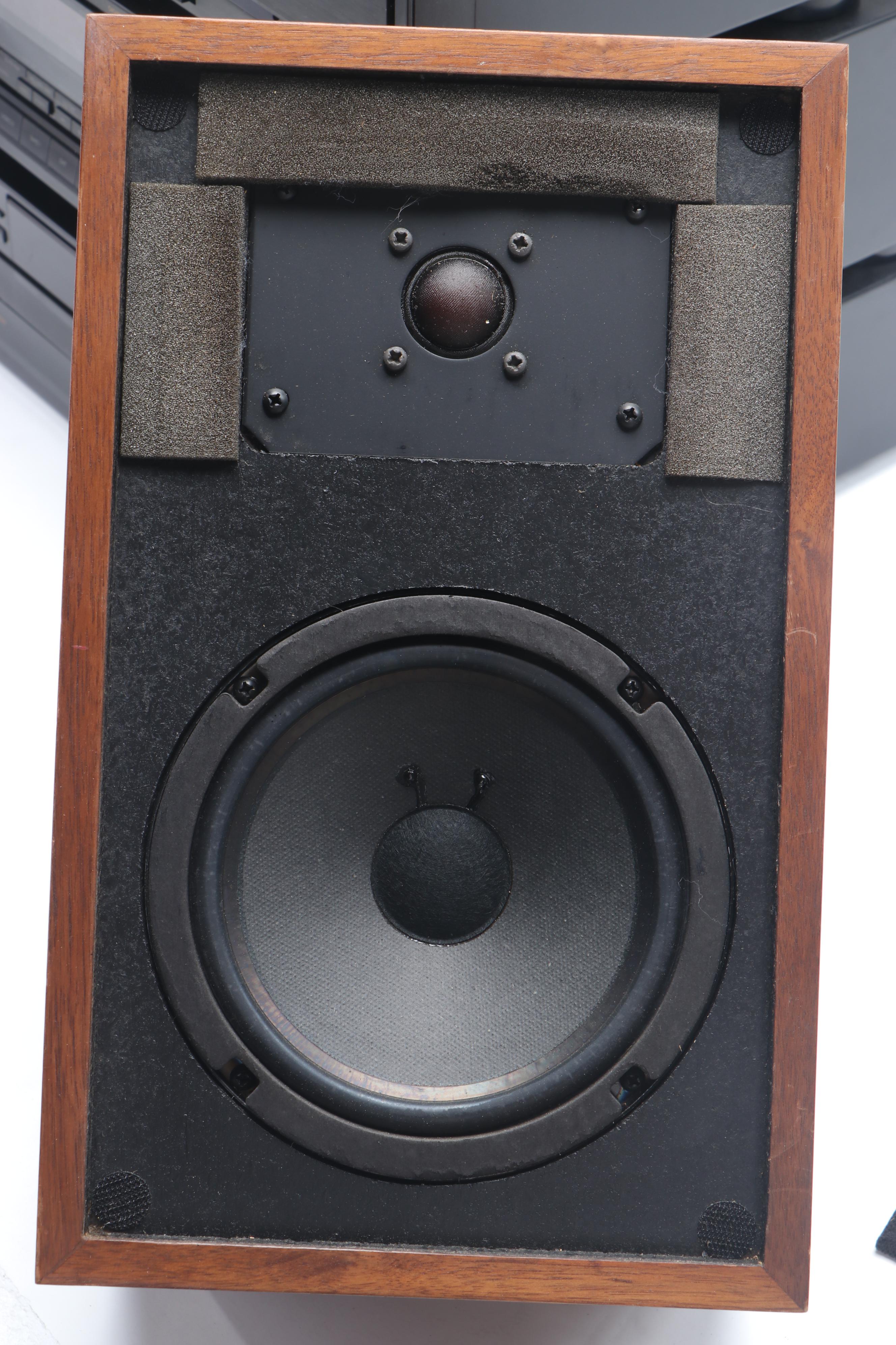 Sony Receiver, Cassette Deck and Disc Player with Speakers