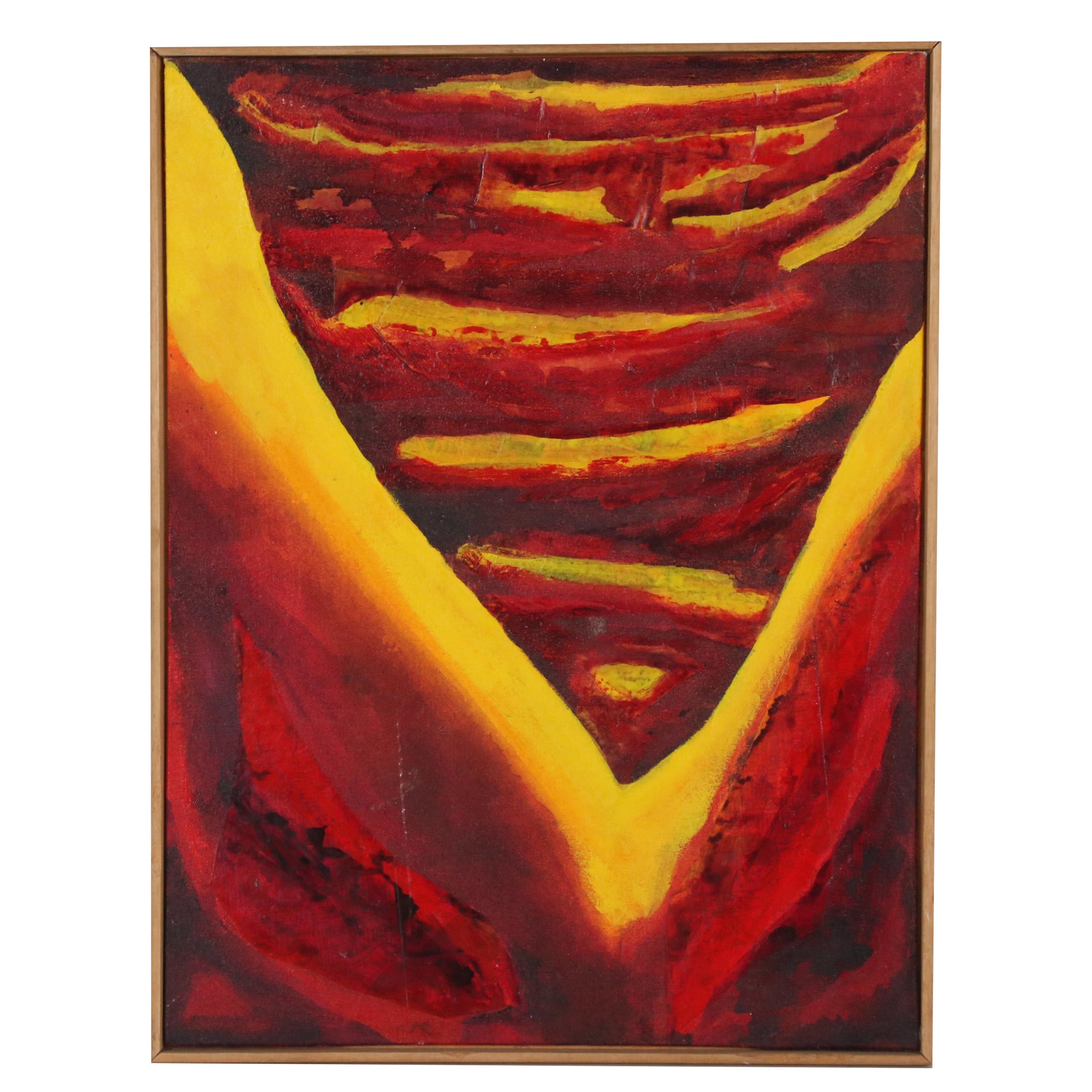 Lauren Renzetti Mixed Media Acrylic Painting "Passion"