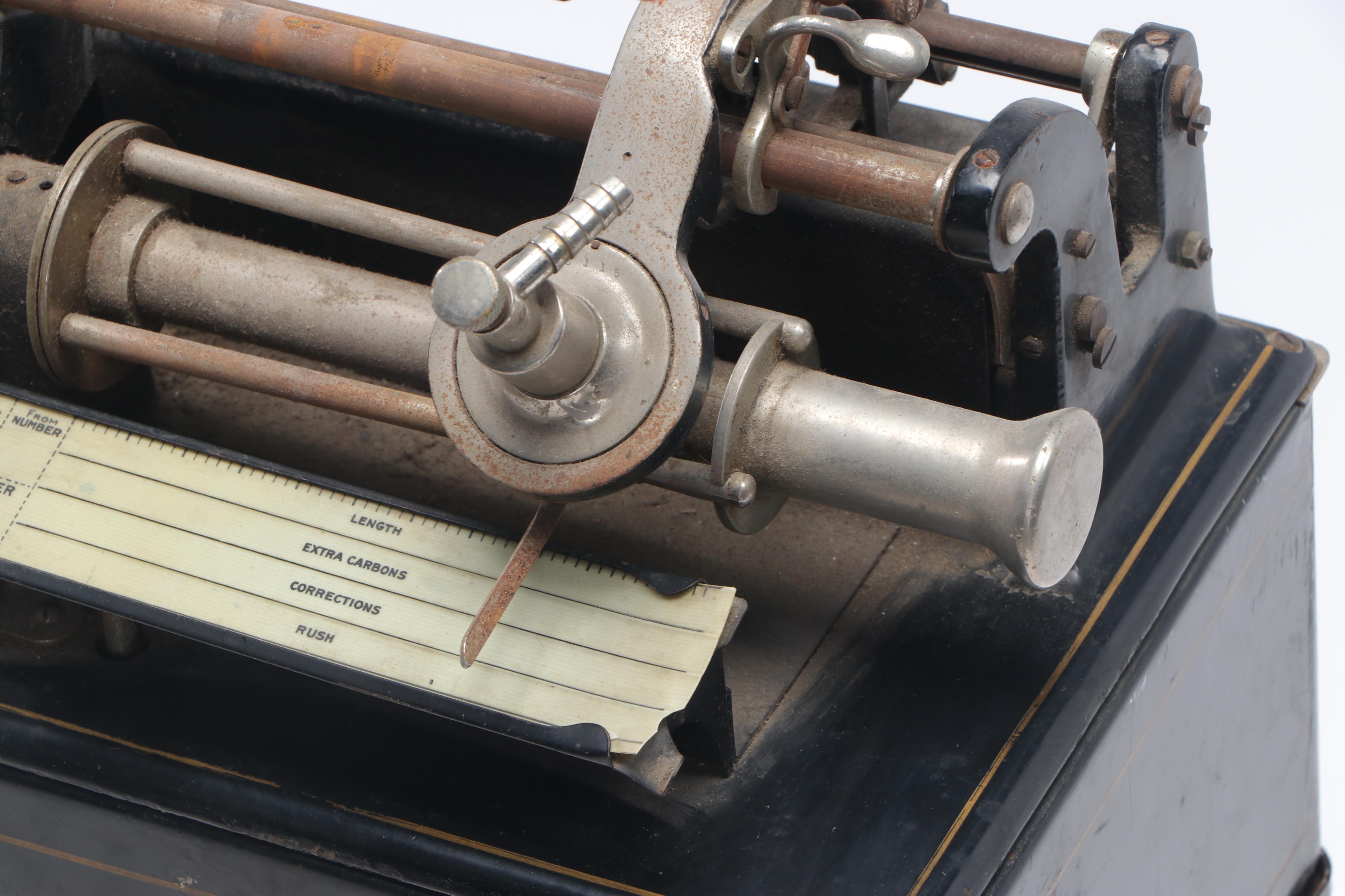 Thomas A. Edison Ediphone Dictation Machine, Early 20th Century