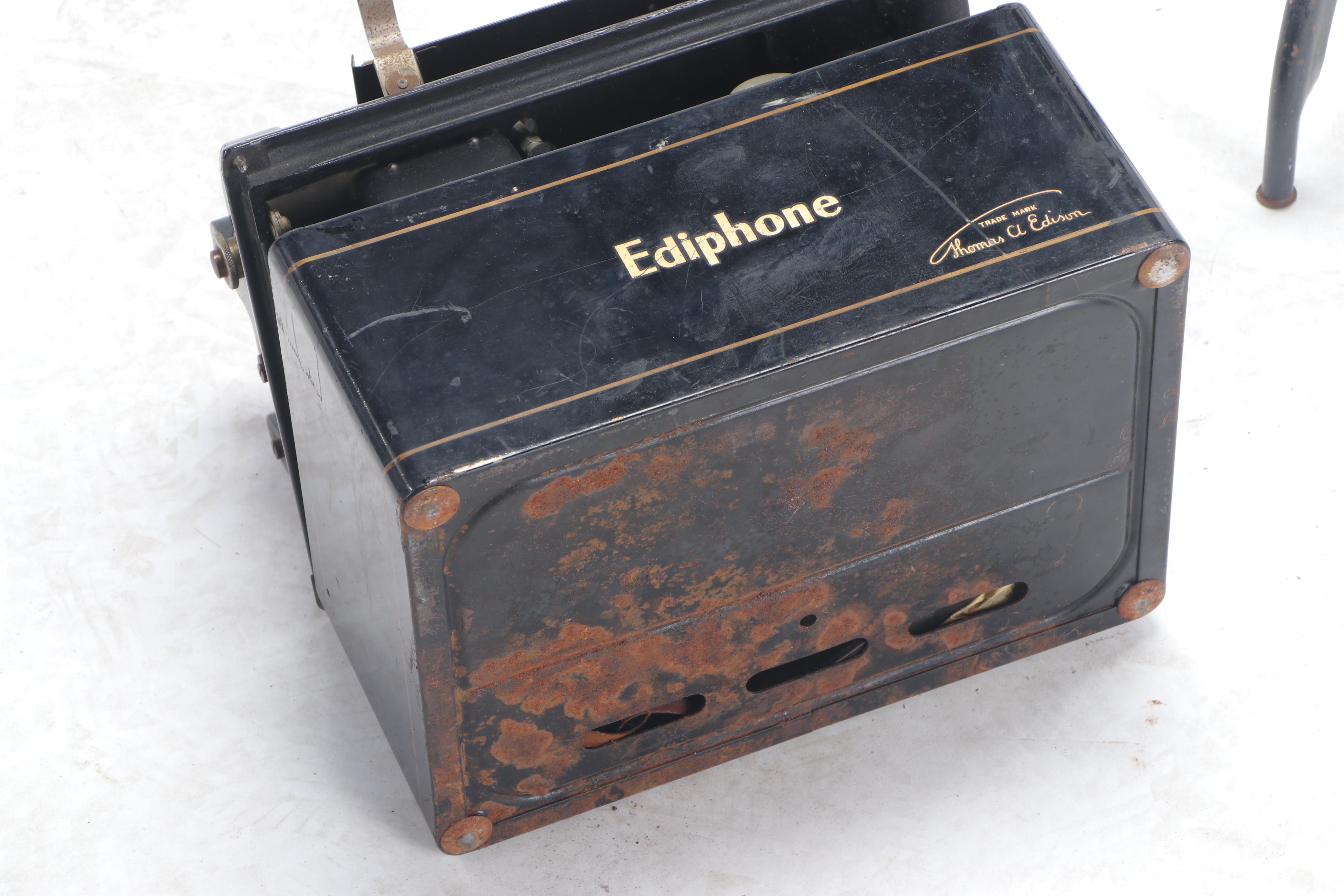 Thomas A. Edison Ediphone Dictation Machine, Early 20th Century