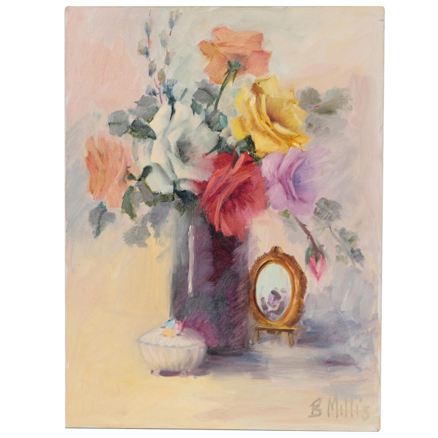 Floral Still Life Oil Painting