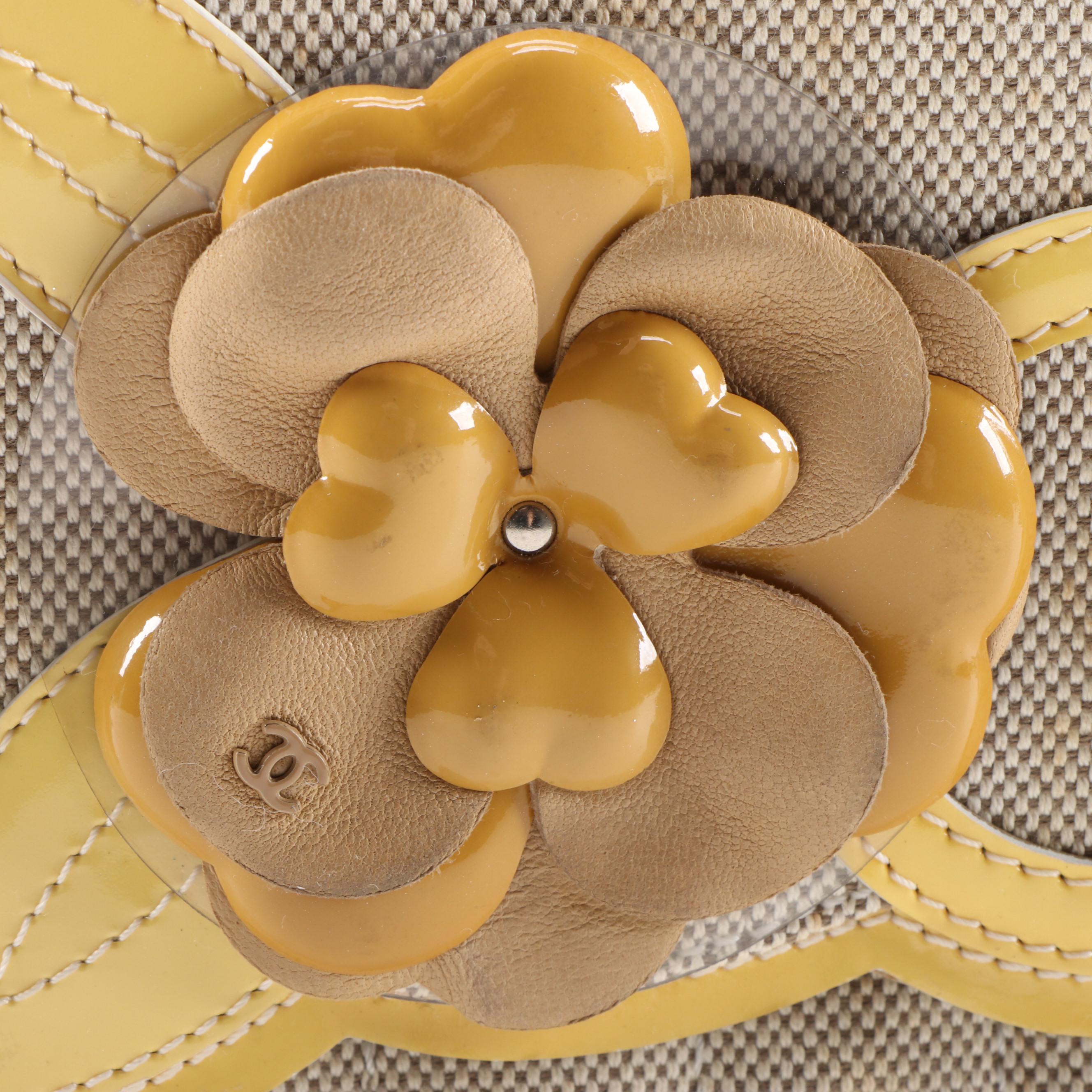 Chanel No. 5 Camellia Canvas and Patent Leather Front Flap Bag