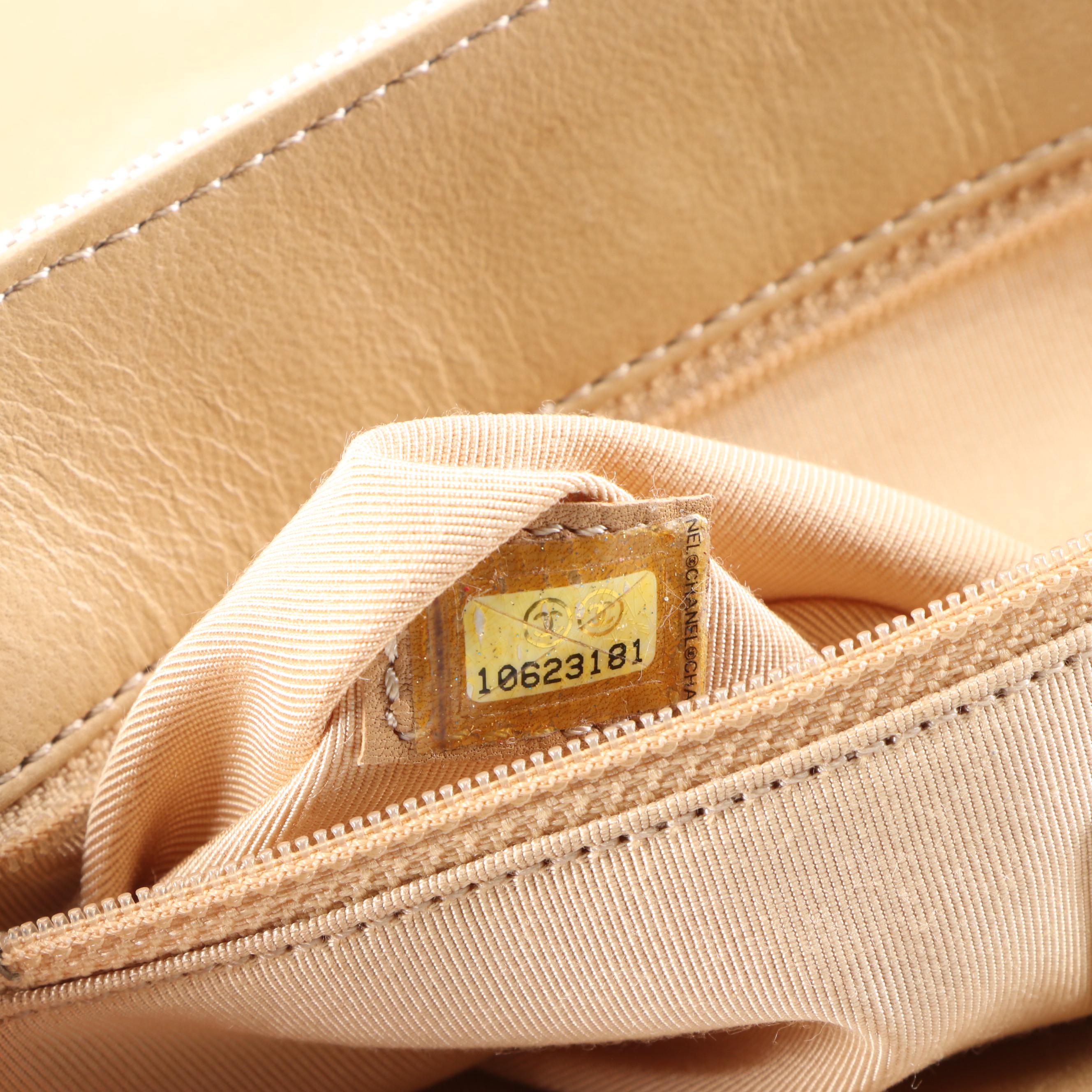 Chanel No. 5 Camellia Canvas and Patent Leather Front Flap Bag