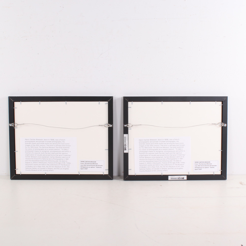 Henri Cartier-Bresson Photogravures From "The Decisive Moment", 1952