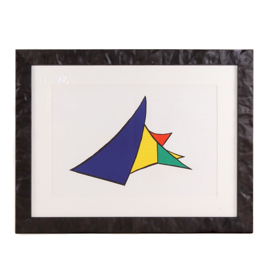 Alexander Calder Lithograph for "Derrière le Miroir," 1963