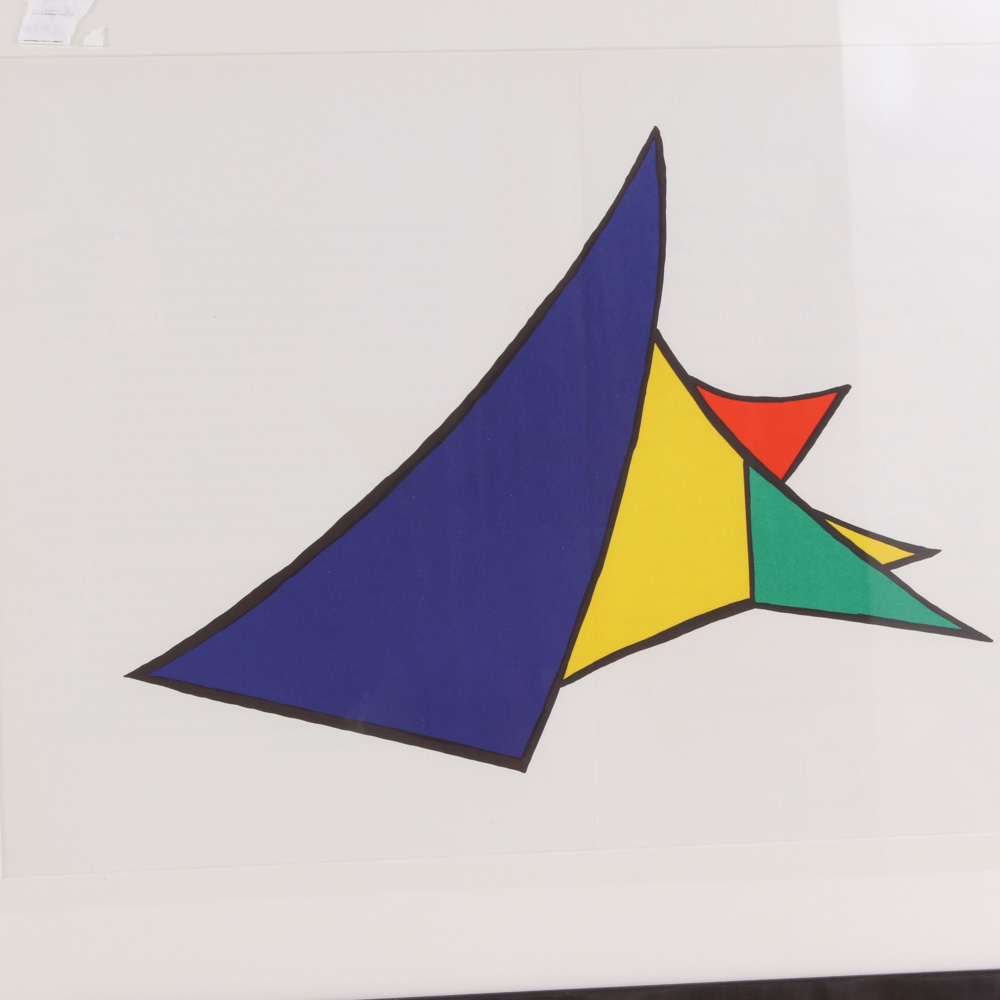 Alexander Calder Lithograph for "Derrière le Miroir," 1963